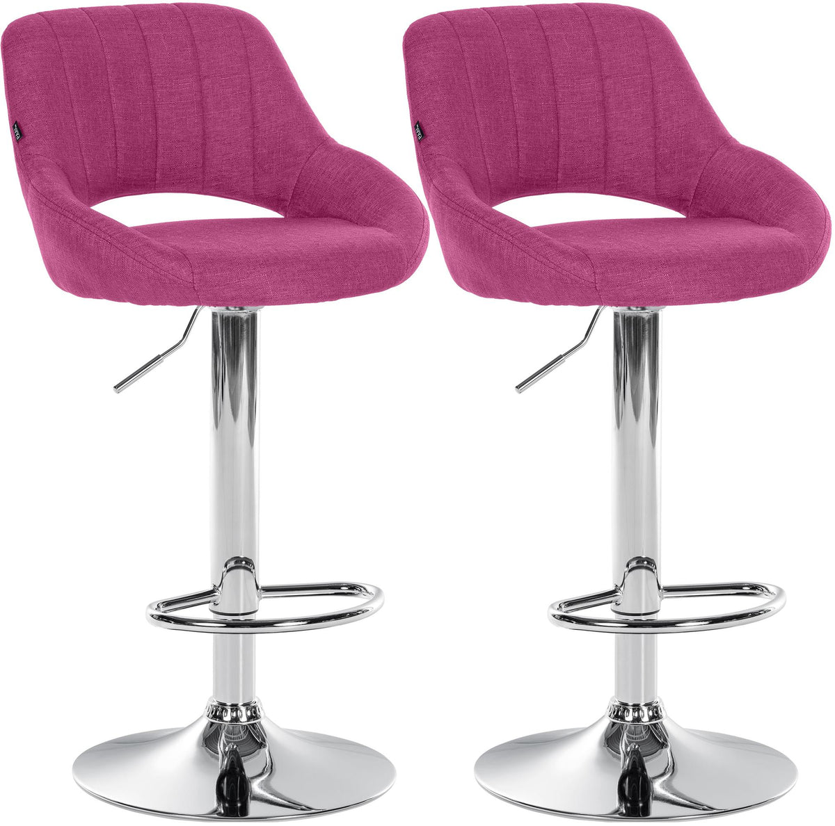 2er Set Barhocker Milet Stoff