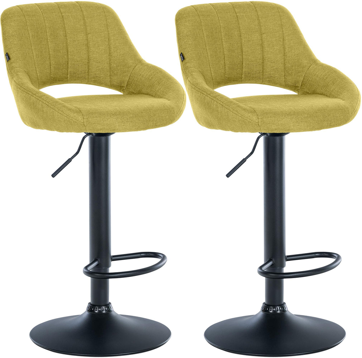 2er Set Barhocker Milet Stoff