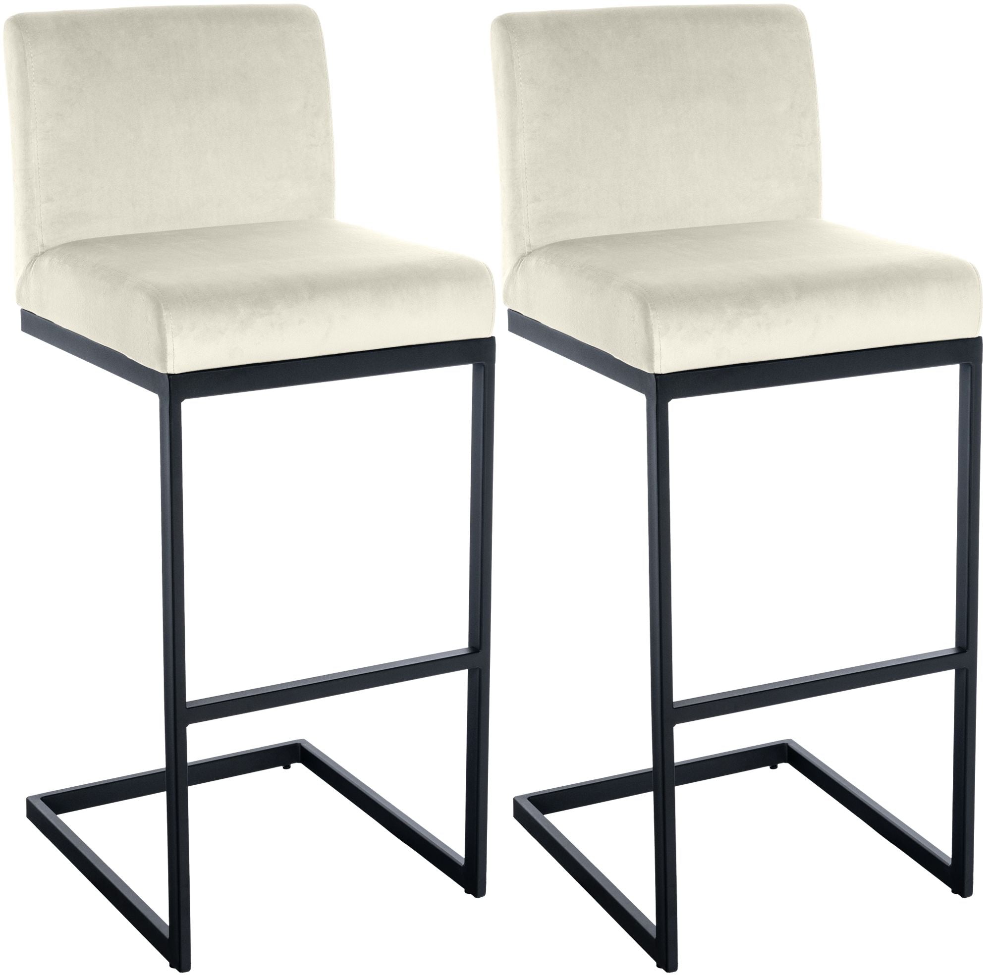 2er Set Barhocker Hopewell Samt