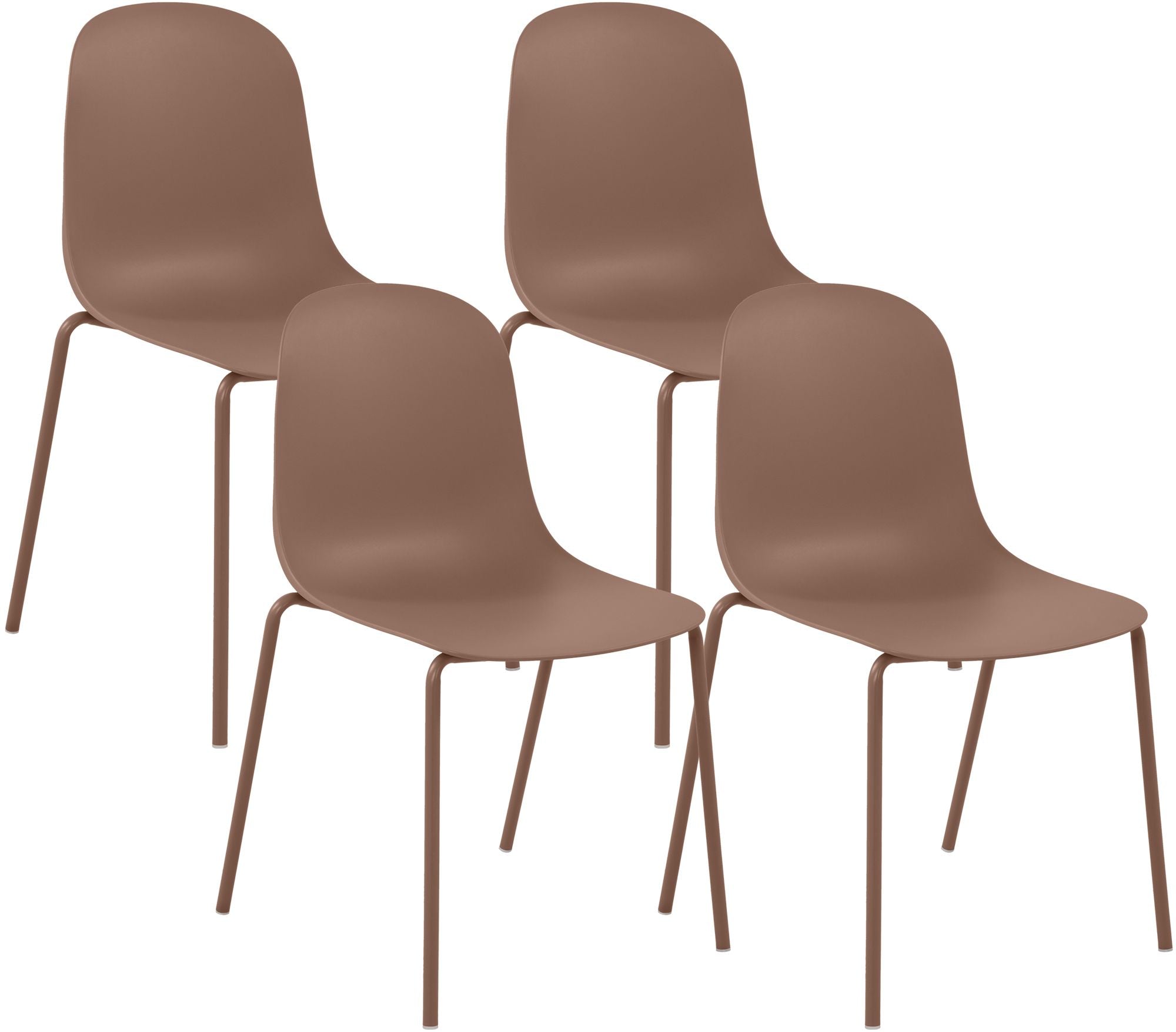 4er Set Stapelstuhl Hardin