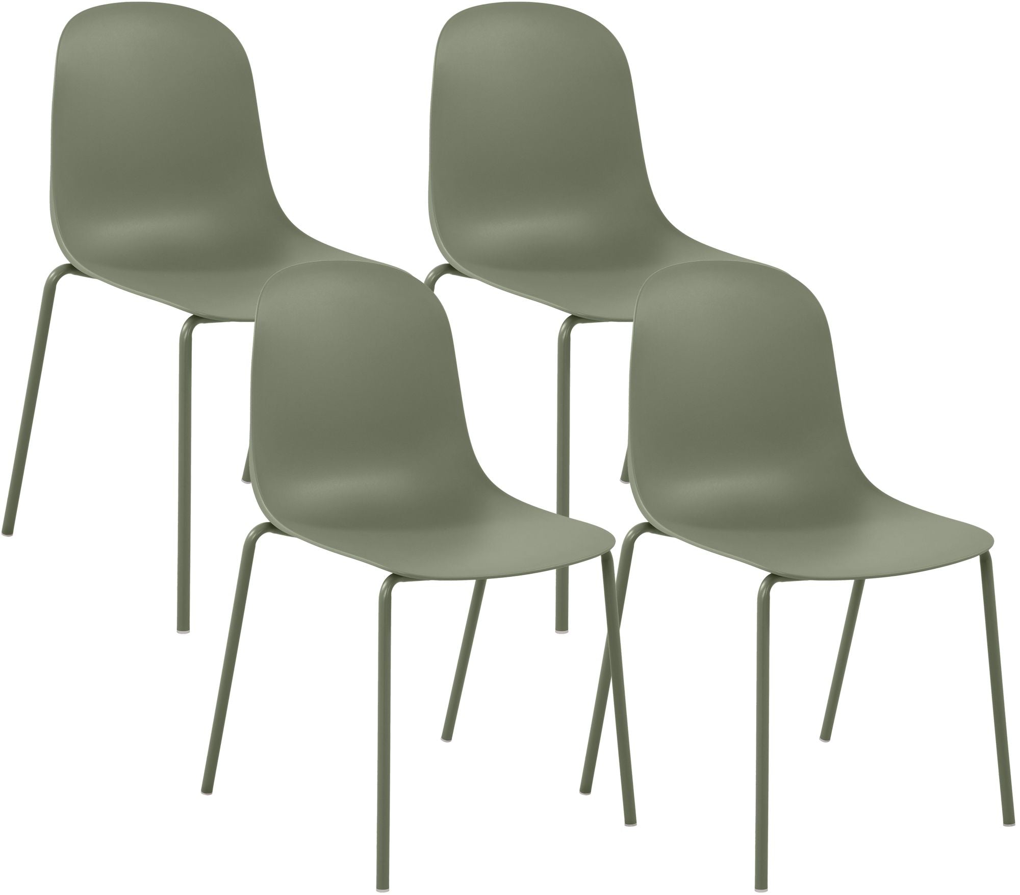 4er Set Stapelstuhl Hardin