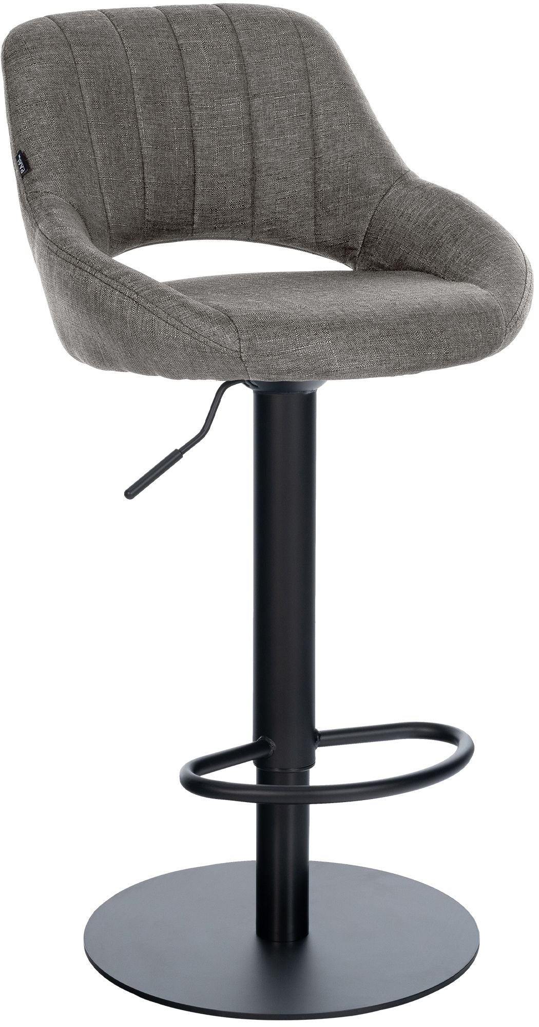 Barhocker Milet mit stabilem Gestell Schwarz