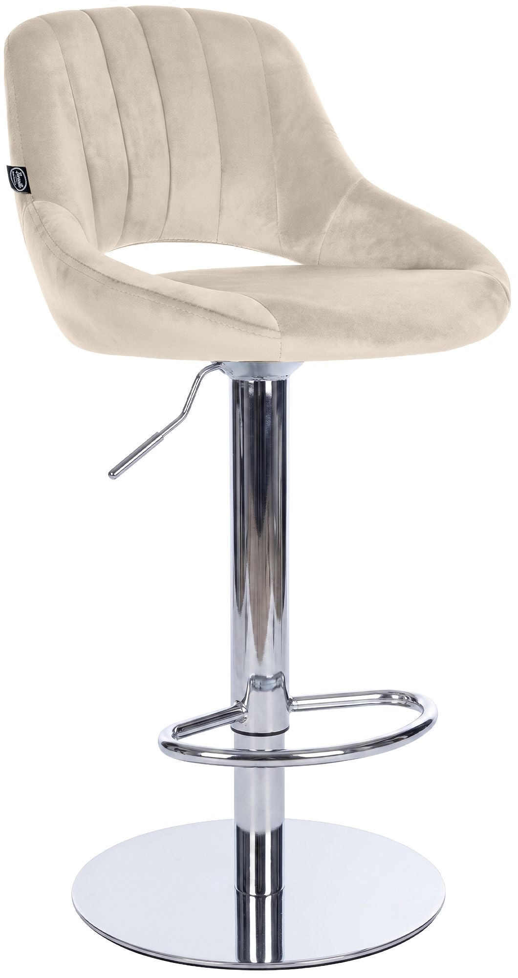 Barhocker Milet mit stabilem Gestell Chrom