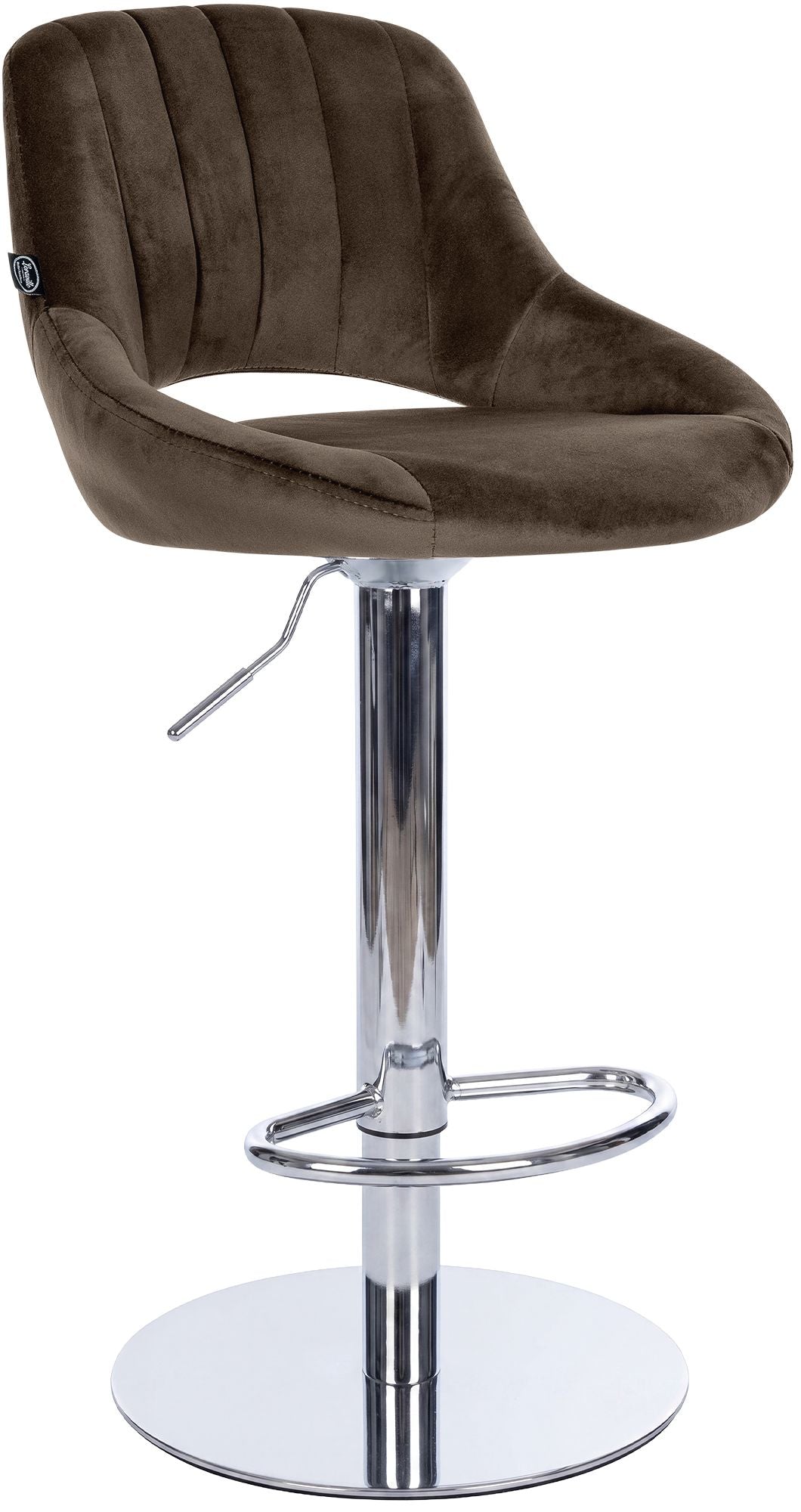 Barhocker Milet mit stabilem Gestell Chrom