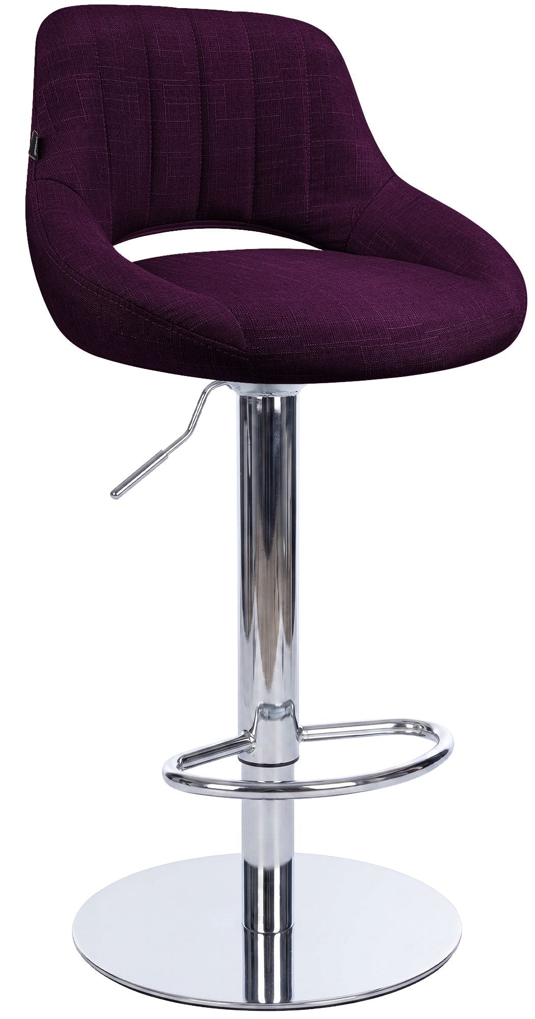 Barhocker Milet mit stabilem Gestell Chrom