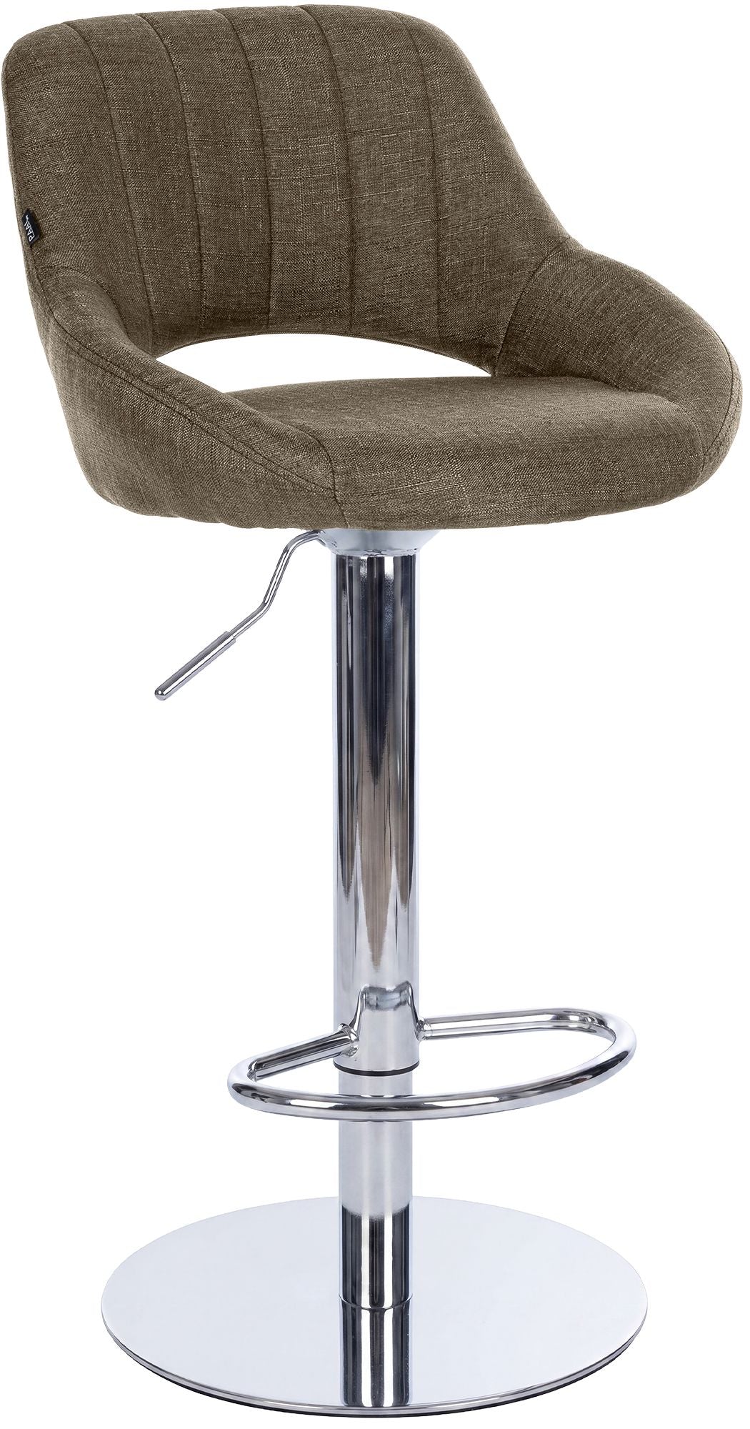 Barhocker Milet mit stabilem Gestell Chrom