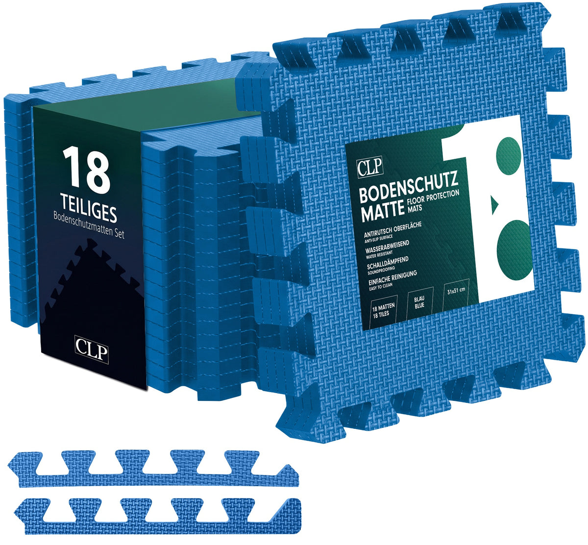 Bodenschutzmatte 31x31 cm Set