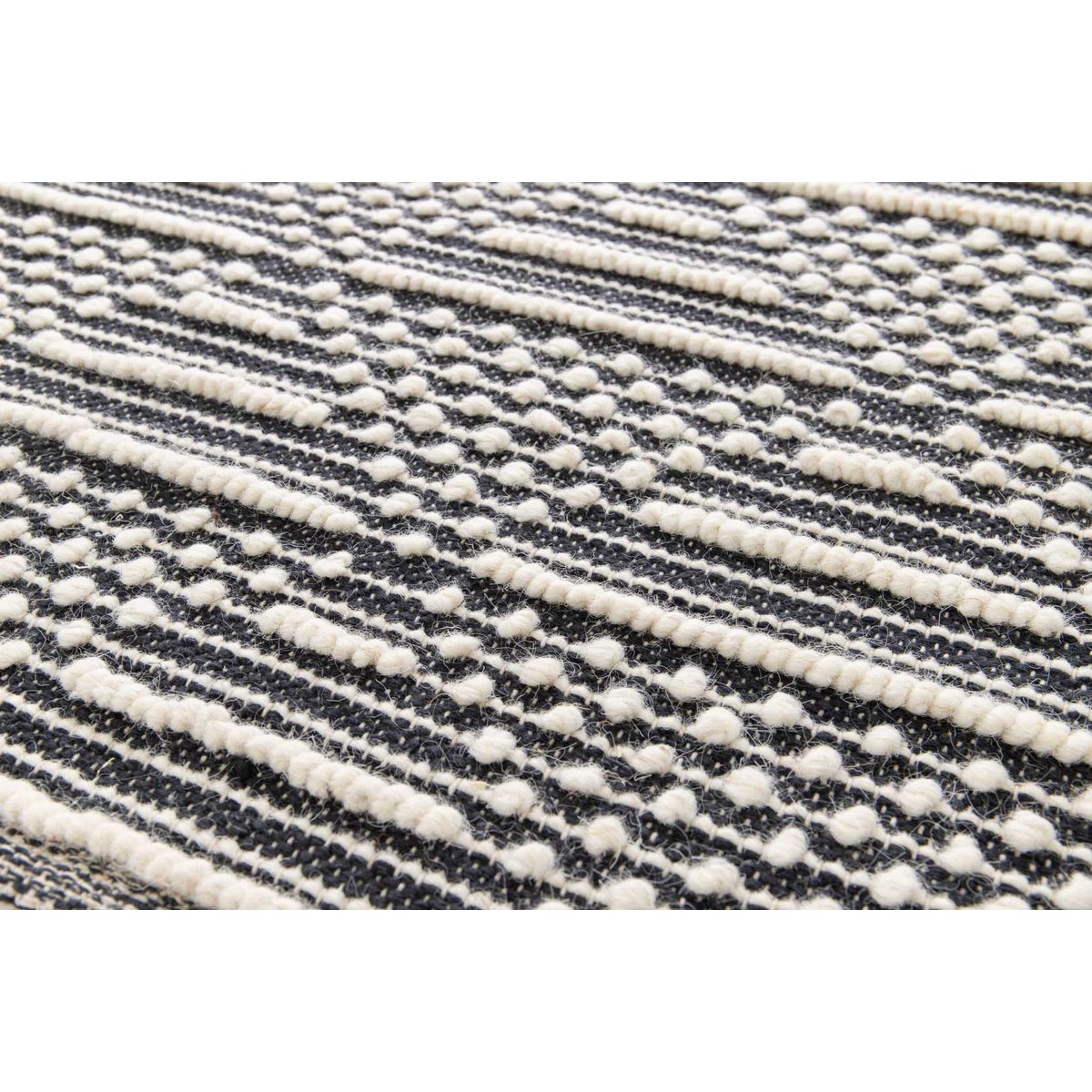 Wolle und Baumwollteppich handgefertigt Oslo