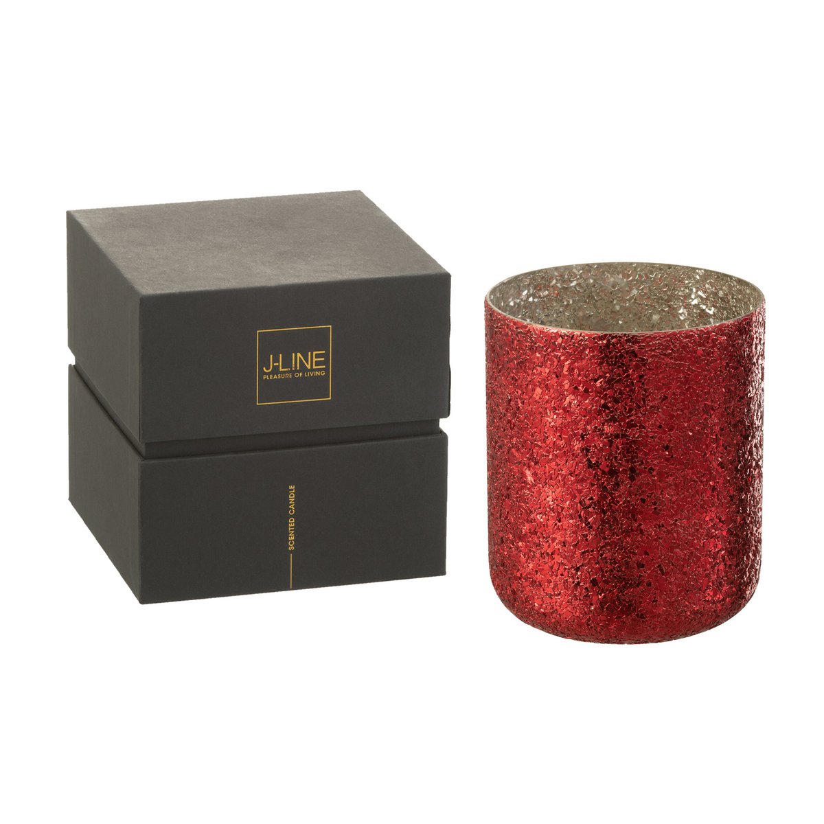 J-Line Duftkerze Luxuria – rot – extra L – 120U