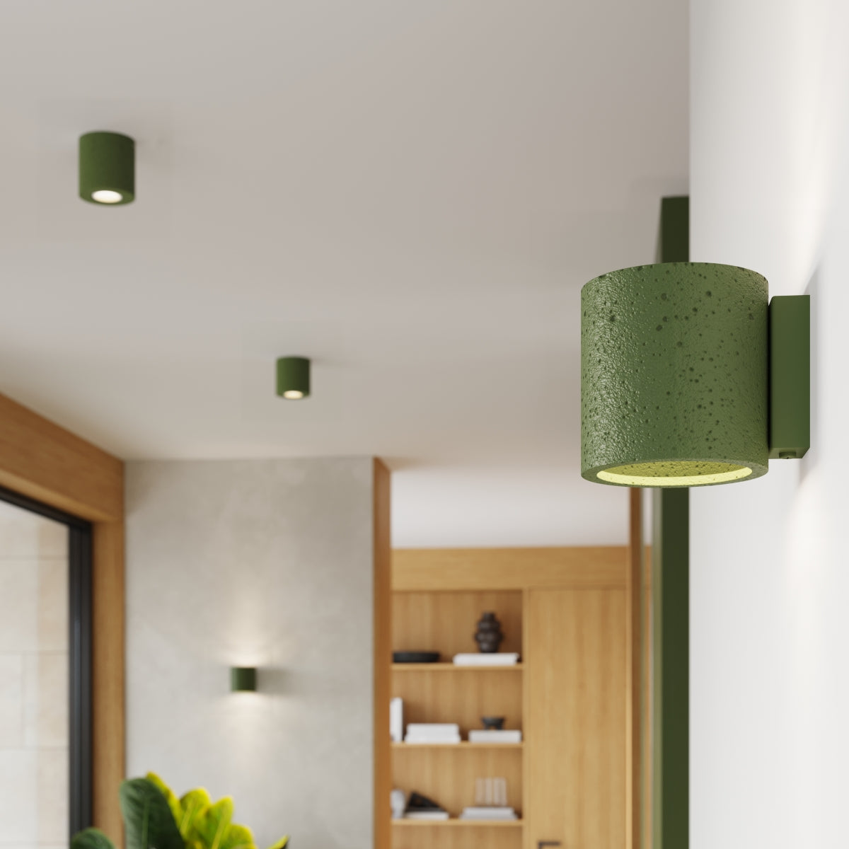 Plafond ORBIS beton olivgrün