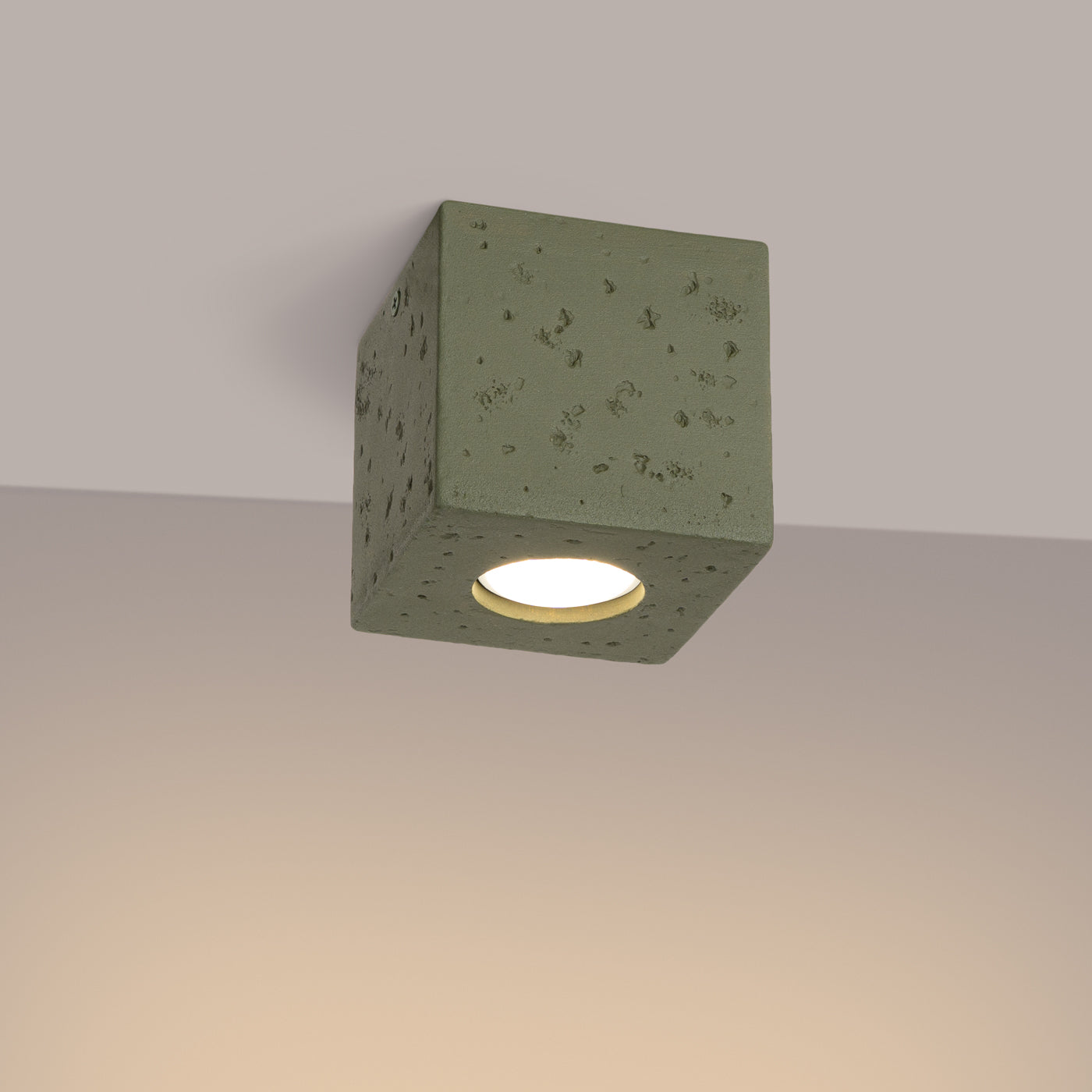 Plafond QUAD beton olivgrün