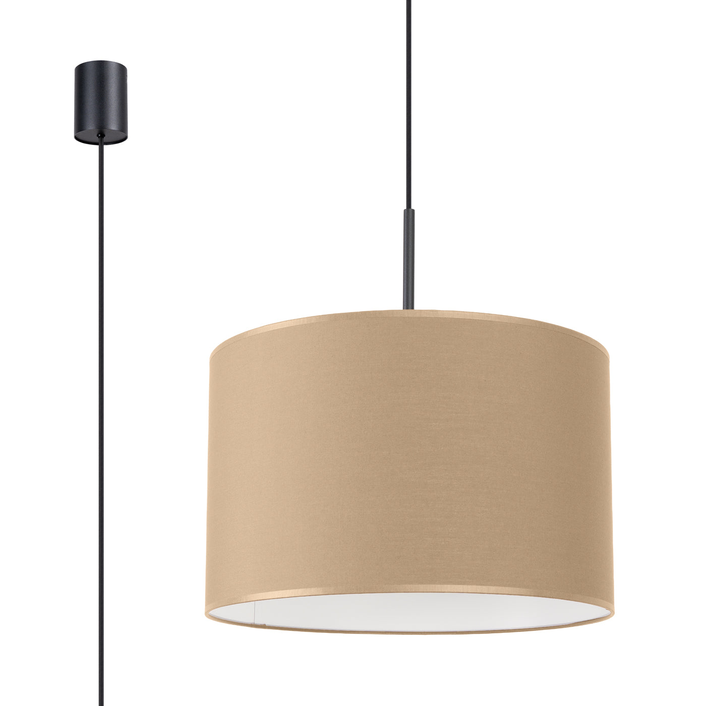 Pendelleuchte NEVIA beige