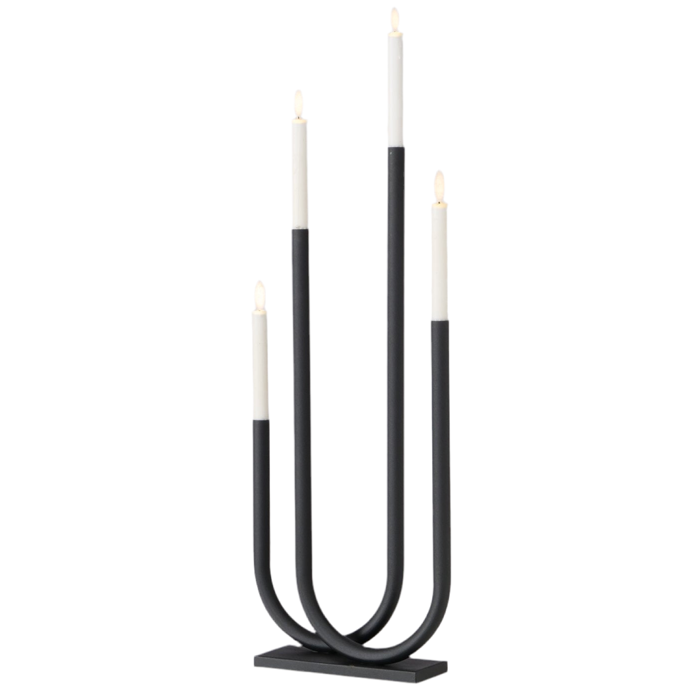 Kerzenleuchter Tonis – Moderner Metallleuchter für stilvolle Akzente 80cm Adventsleuchter