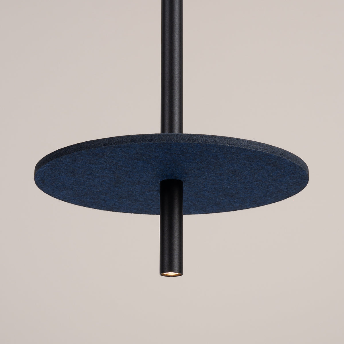 Pendelleuchte FELTRO 1 schwarz/marineblau