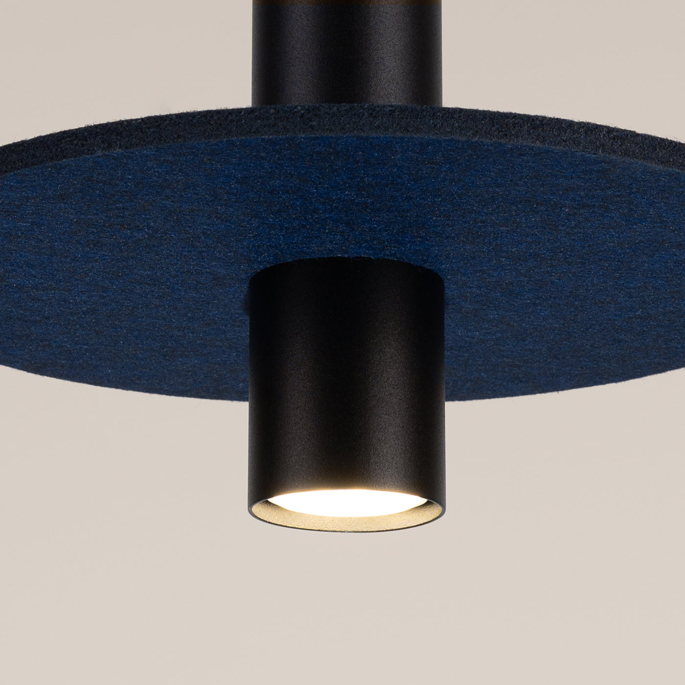 Pendelleuchte PELTA 1 schwarz/marineblau