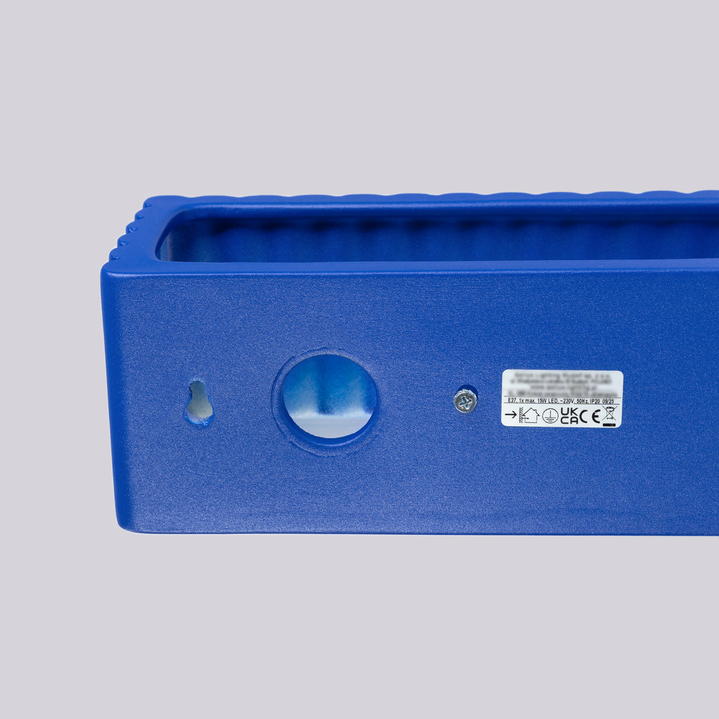 Wandleuchte Keramik RIGATA ultramarin