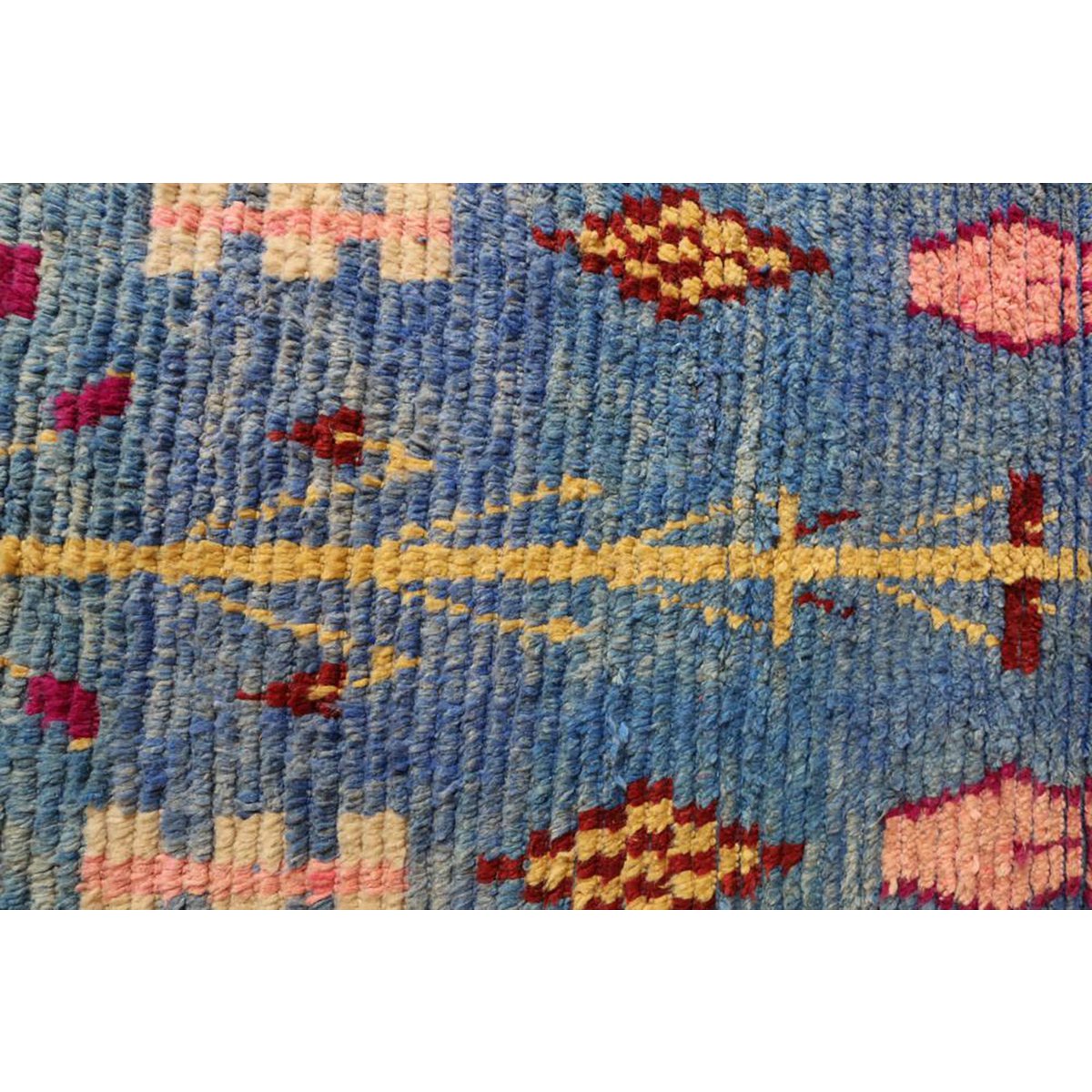 Marokkaner Berberkorridor Teppich reines Woll 81 x 383 cm