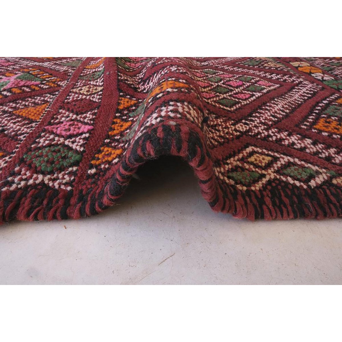 Marokkaanse Berber Kelim tapijt van zuivere wol 190 x 311 cm