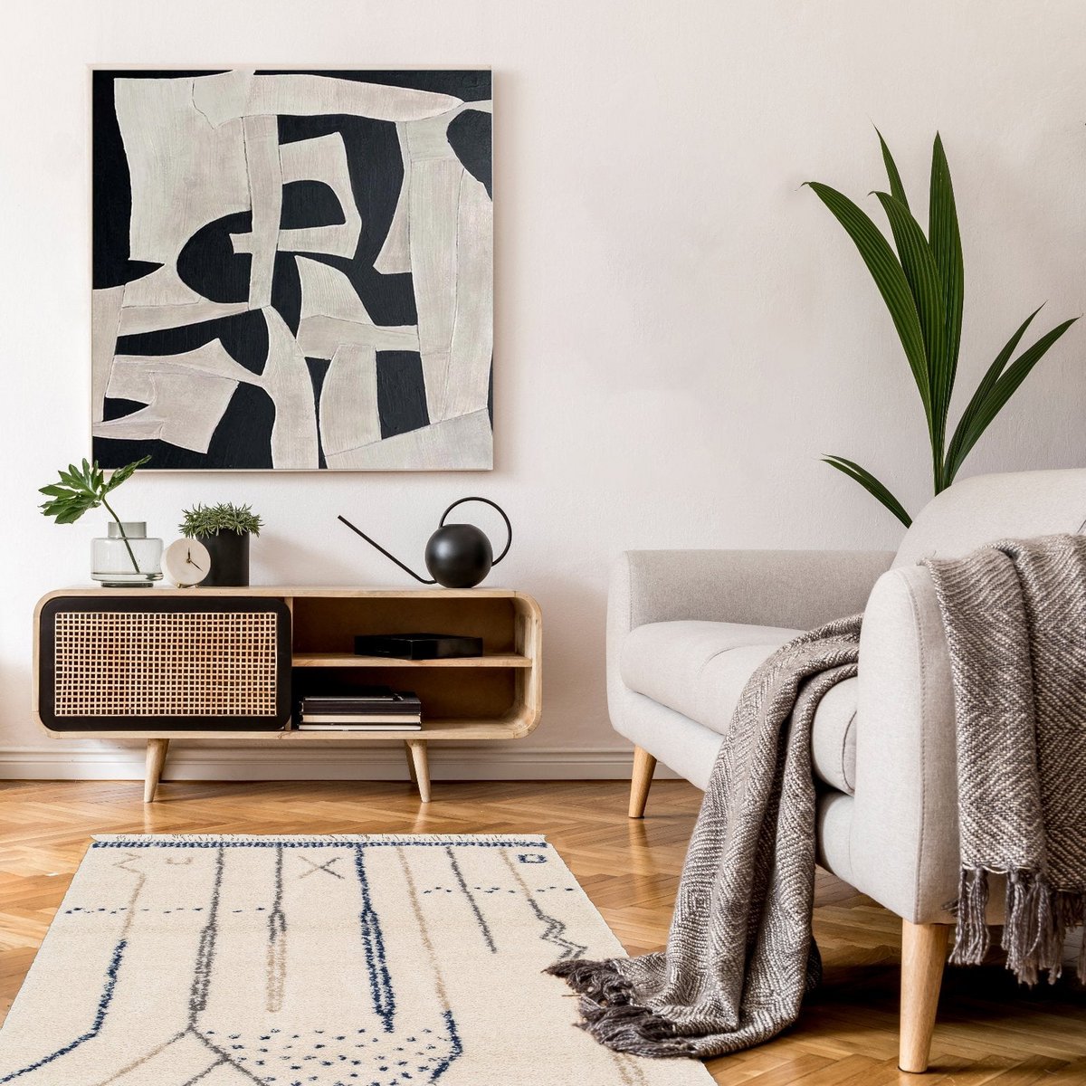 Dicke Glyphen ethnische Style -Ränder