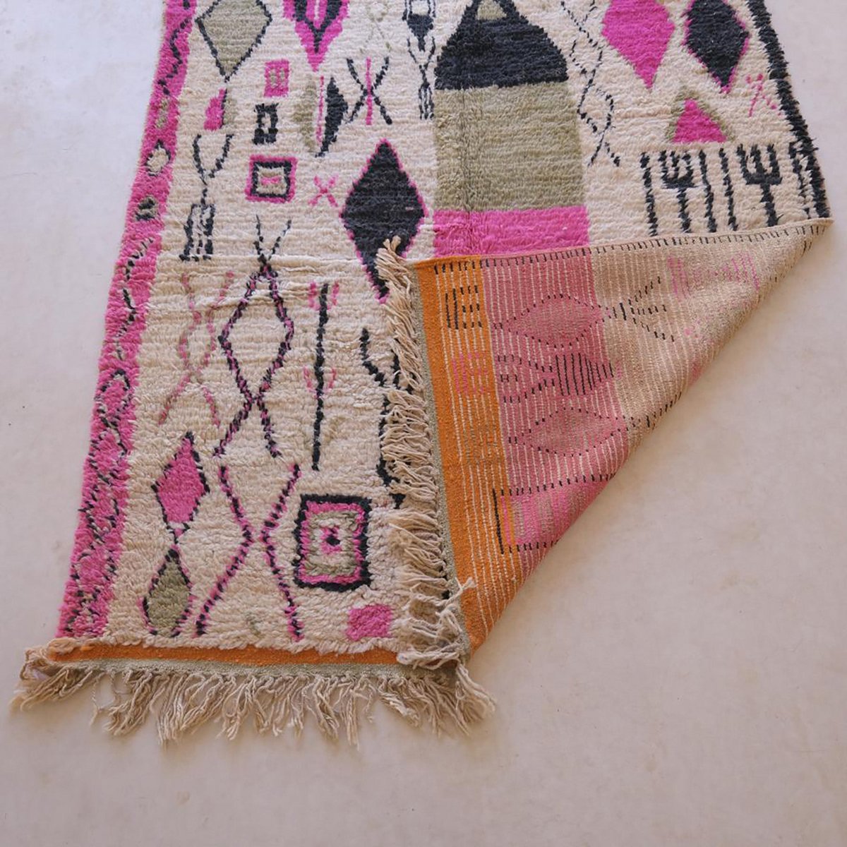 Marokkaans Berber tapijt van zuivere wol 179 x 274 cm