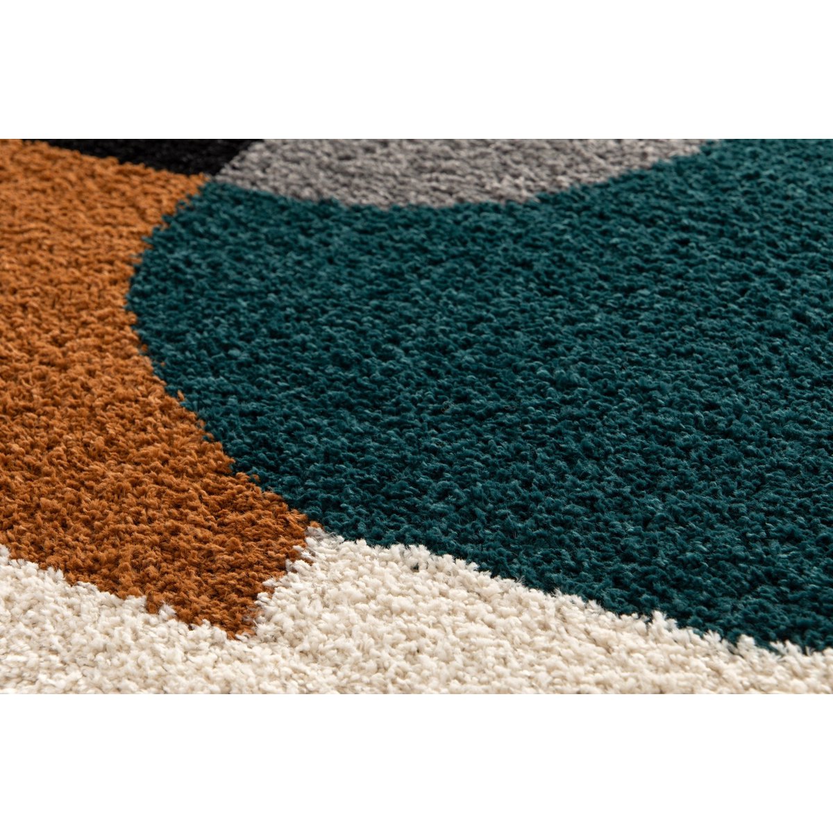 Langes Haar Teppich Design warme Töne Gatsby