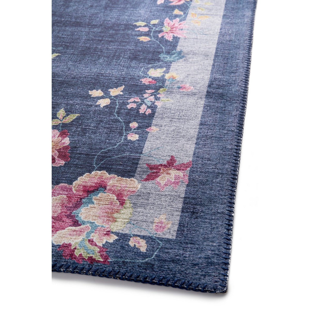 Polyester Teppich in strukturierter Samteffekt Hortense