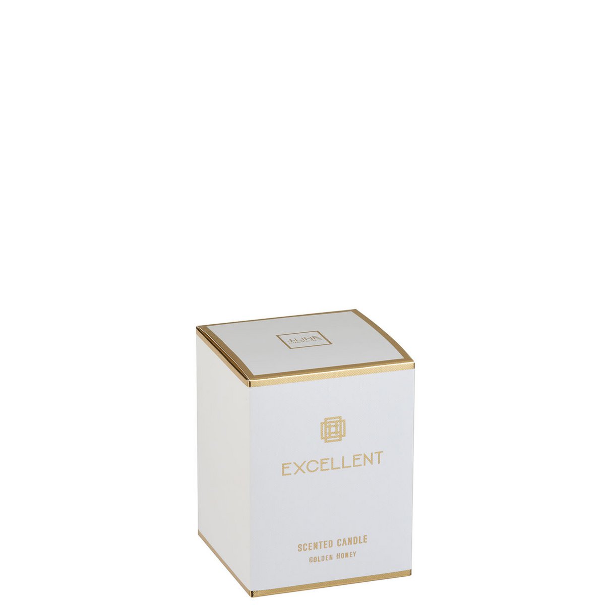 J-Line Duftkerze Excellent - Golden Honey - Glas - Gold - klein - 50U