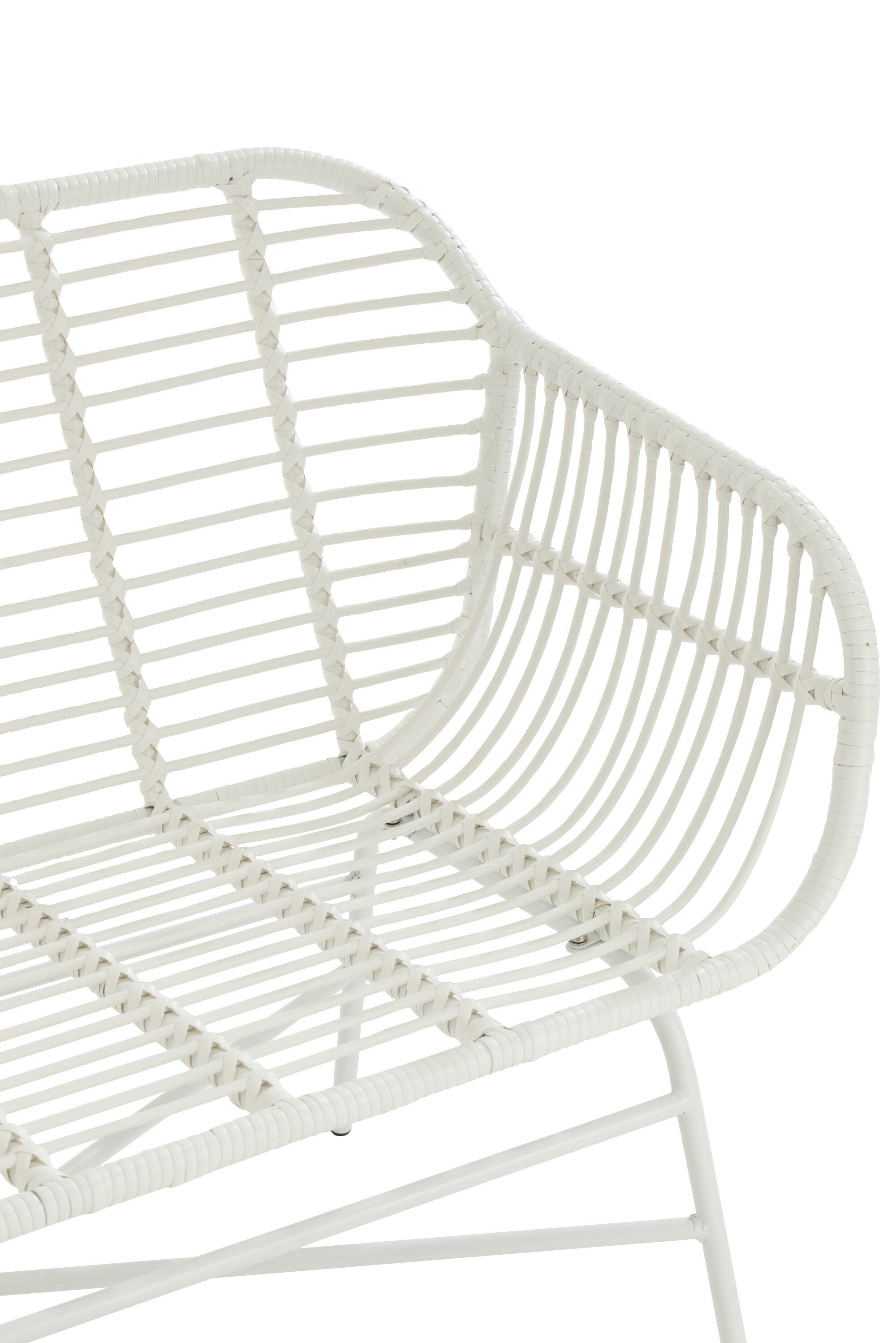 Sitzbank 'Celeste' in Weiß Die perfekte Kombination aus Stil und Stabilität für den Außen und Innenbereich