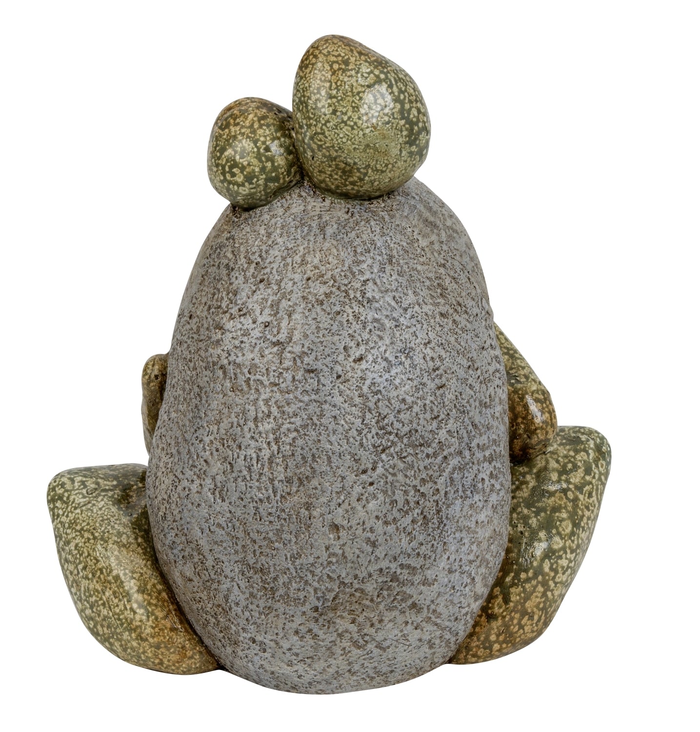 Gartenfigur Steinfrosch Oskar aus Magnesia 25cm