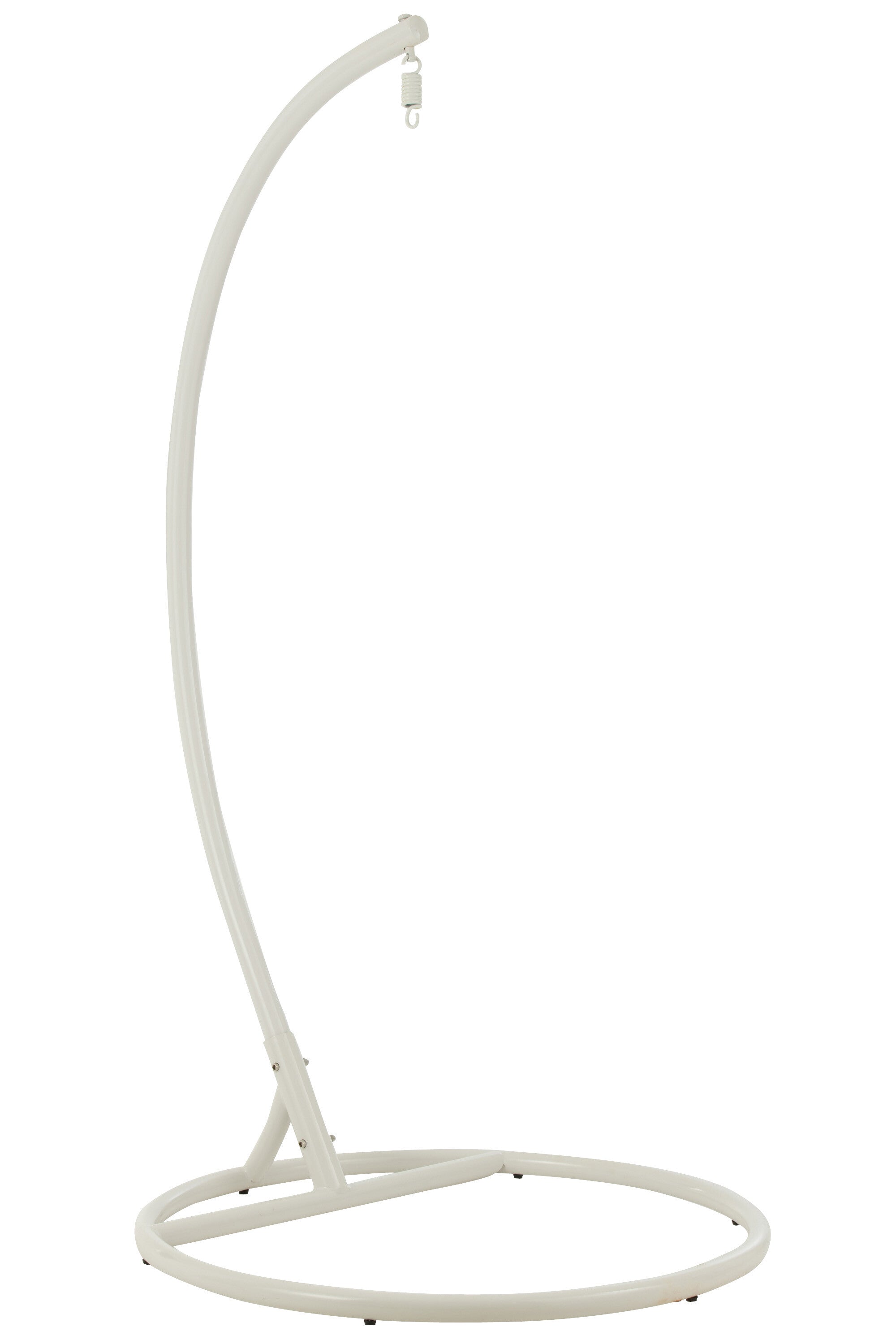 Hängestuhl Bula Weiß mit Kissen Rattan Metall Outdoor 197 cm