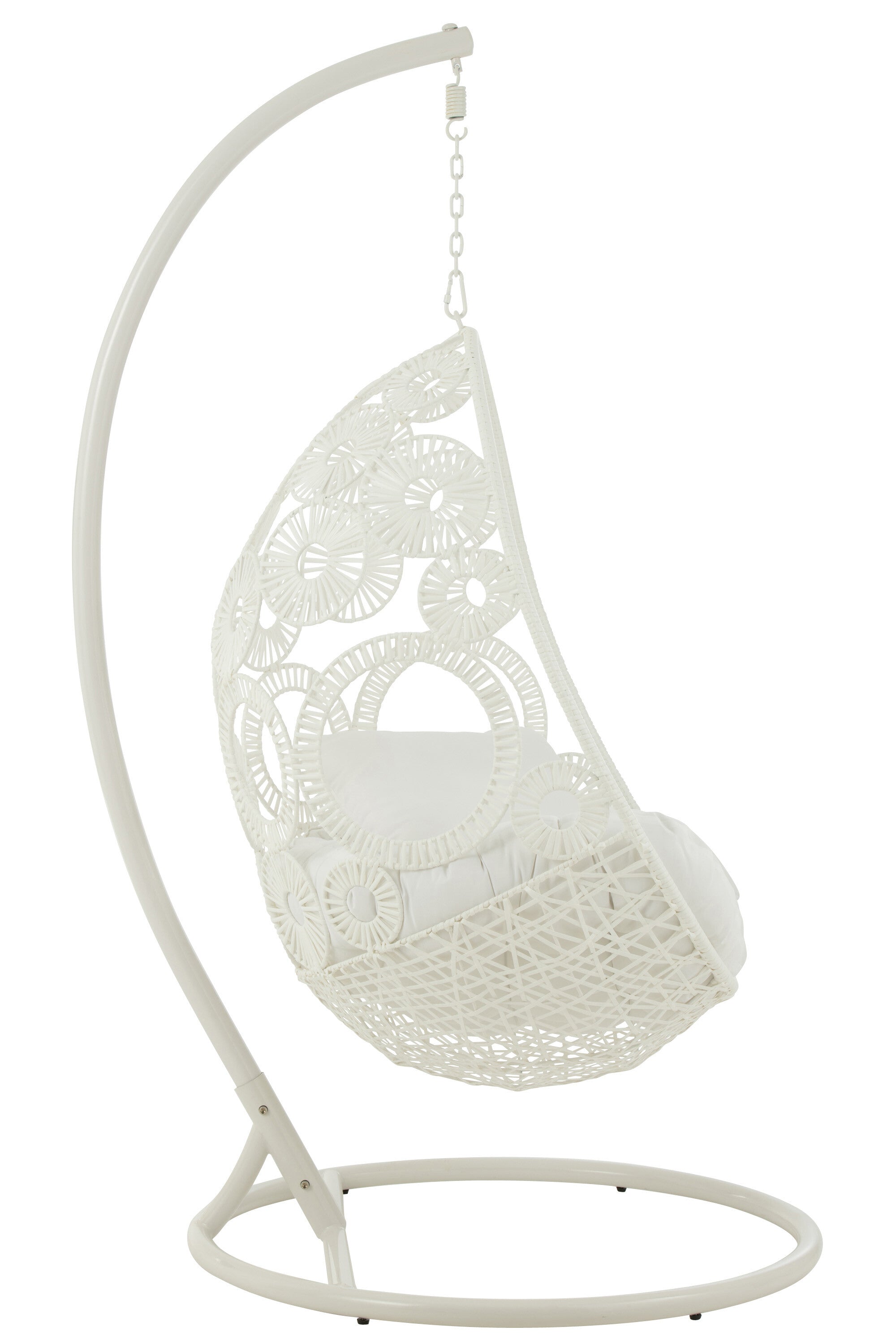 Hängestuhl 'Bula' aus Metall & Rattan Für Innen & Außen - Komfort und Eleganz