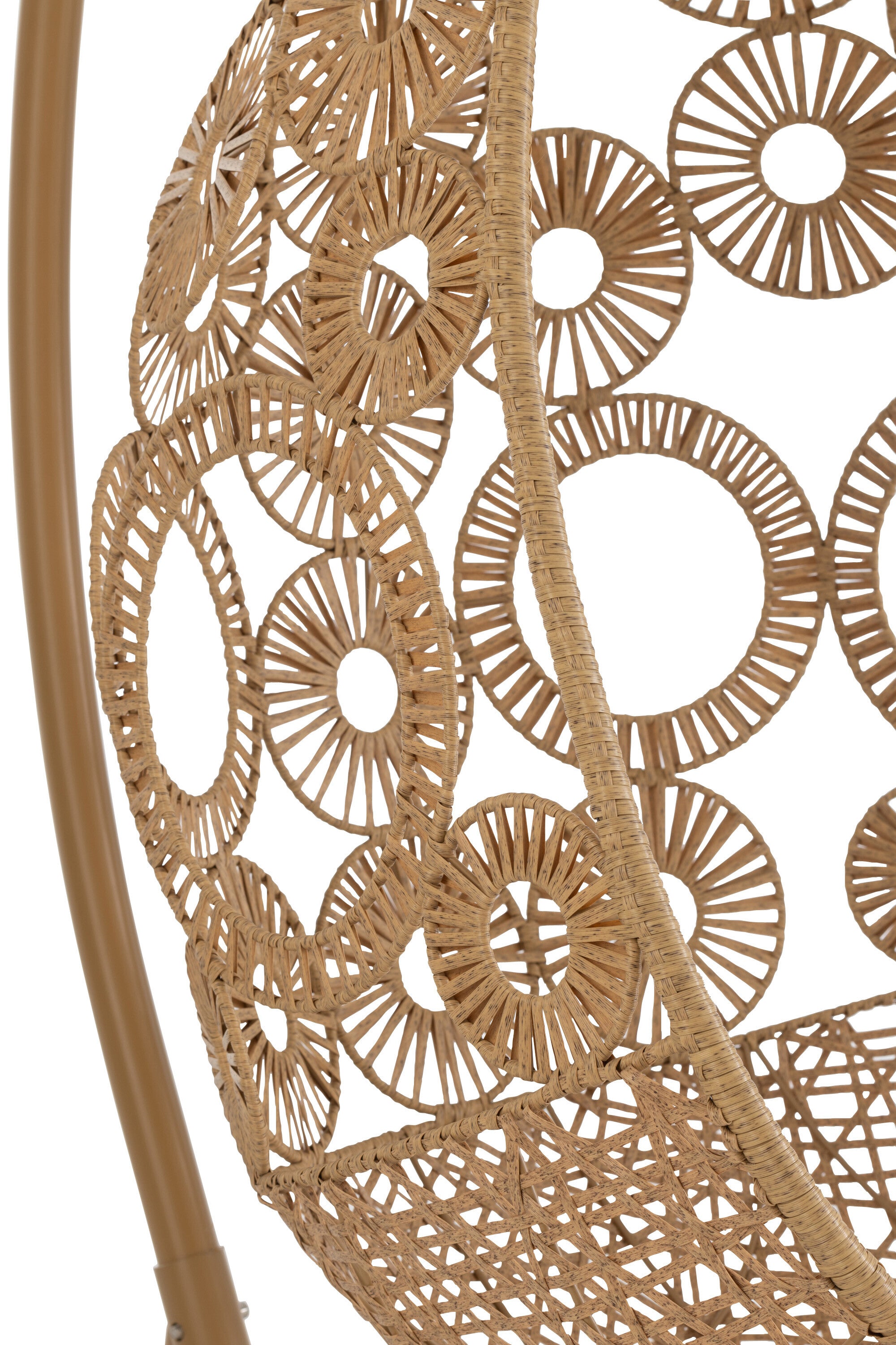 Hängestuhl 'Bula' aus Metall & Rattan Für Innen & Außen - Komfort und Eleganz