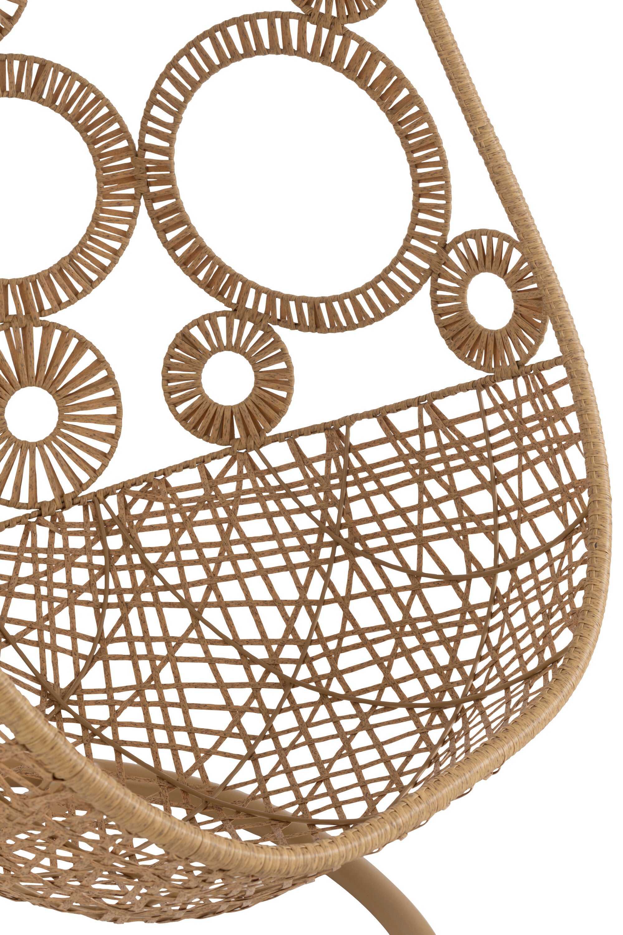 Hängestuhl 'Bula' aus Metall & Rattan Für Innen & Außen - Komfort und Eleganz