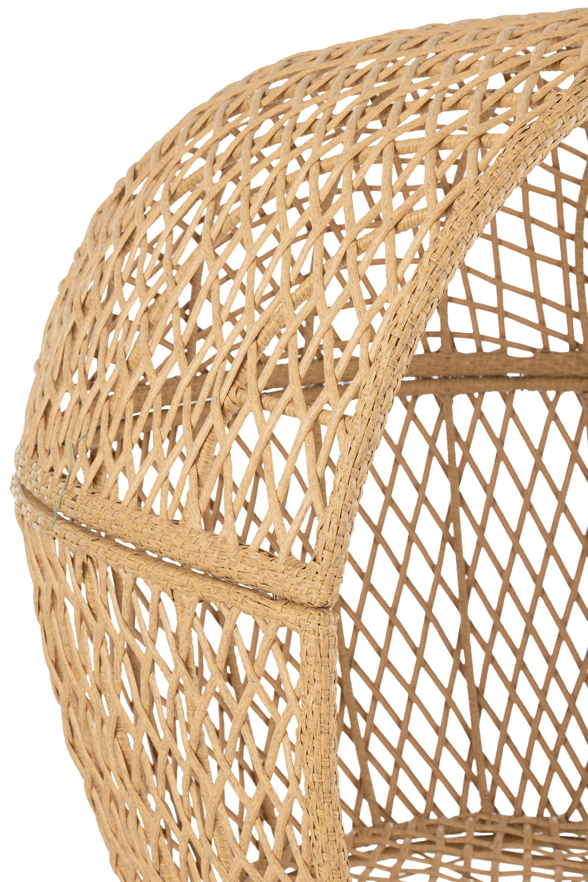 Eva Loungestuhl aus Metall und Rattan Entspannter Luxus für den Außenbereich