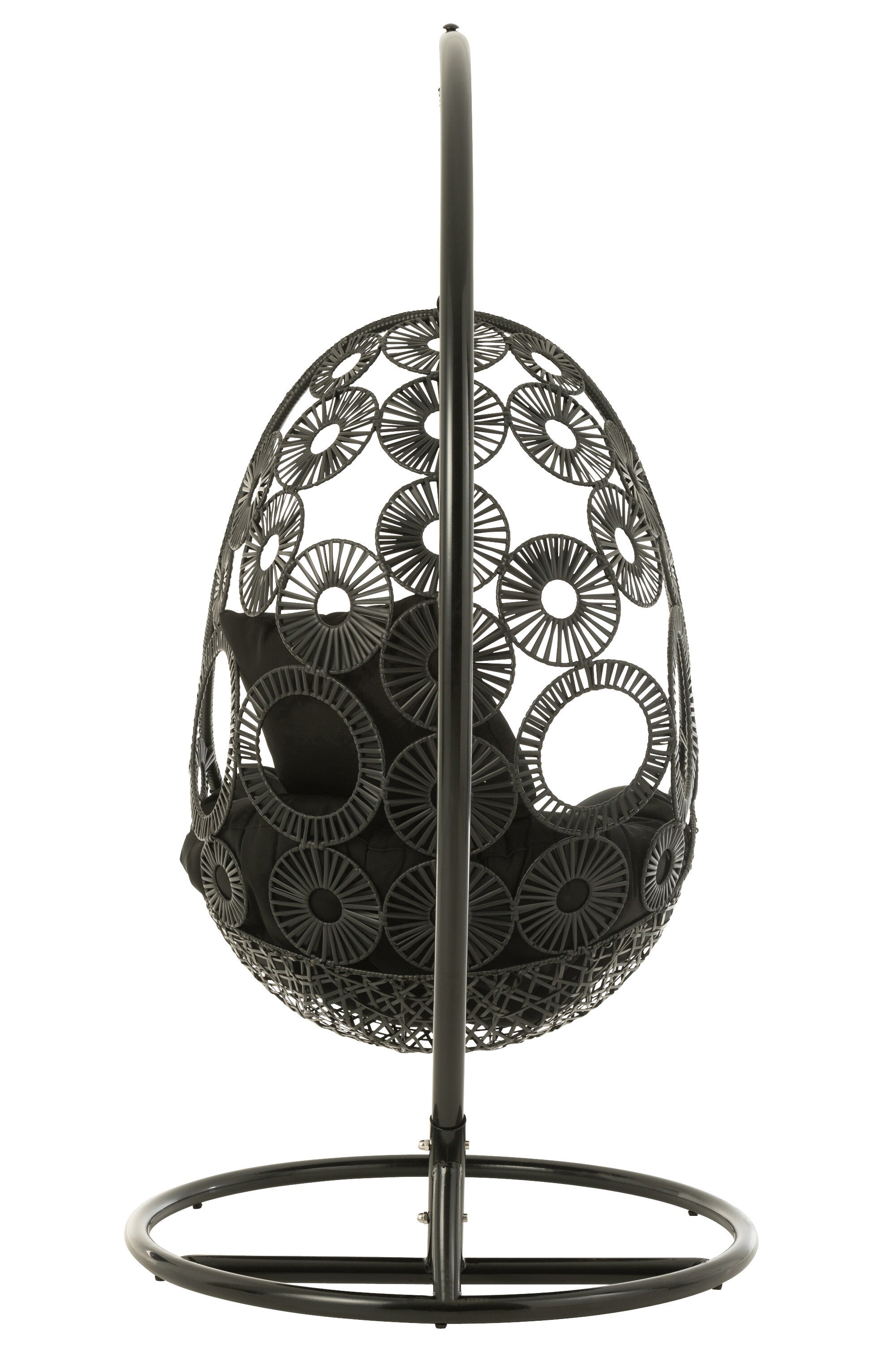 Hängestuhl 'Bula' aus Metall & Rattan Für Innen & Außen - Komfort und Eleganz