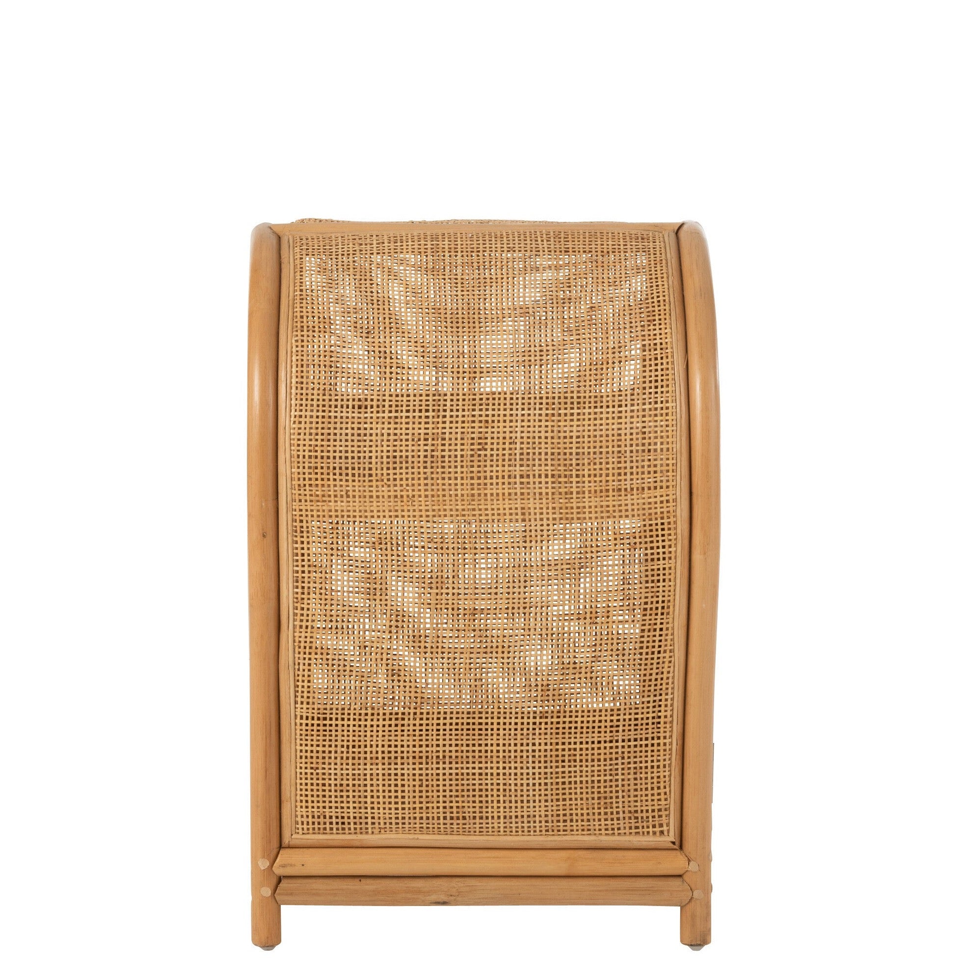 Schrank Ellen Klein Rattan Naturell - Kleine Aufbewahrungslösung mit natürlicher Optik