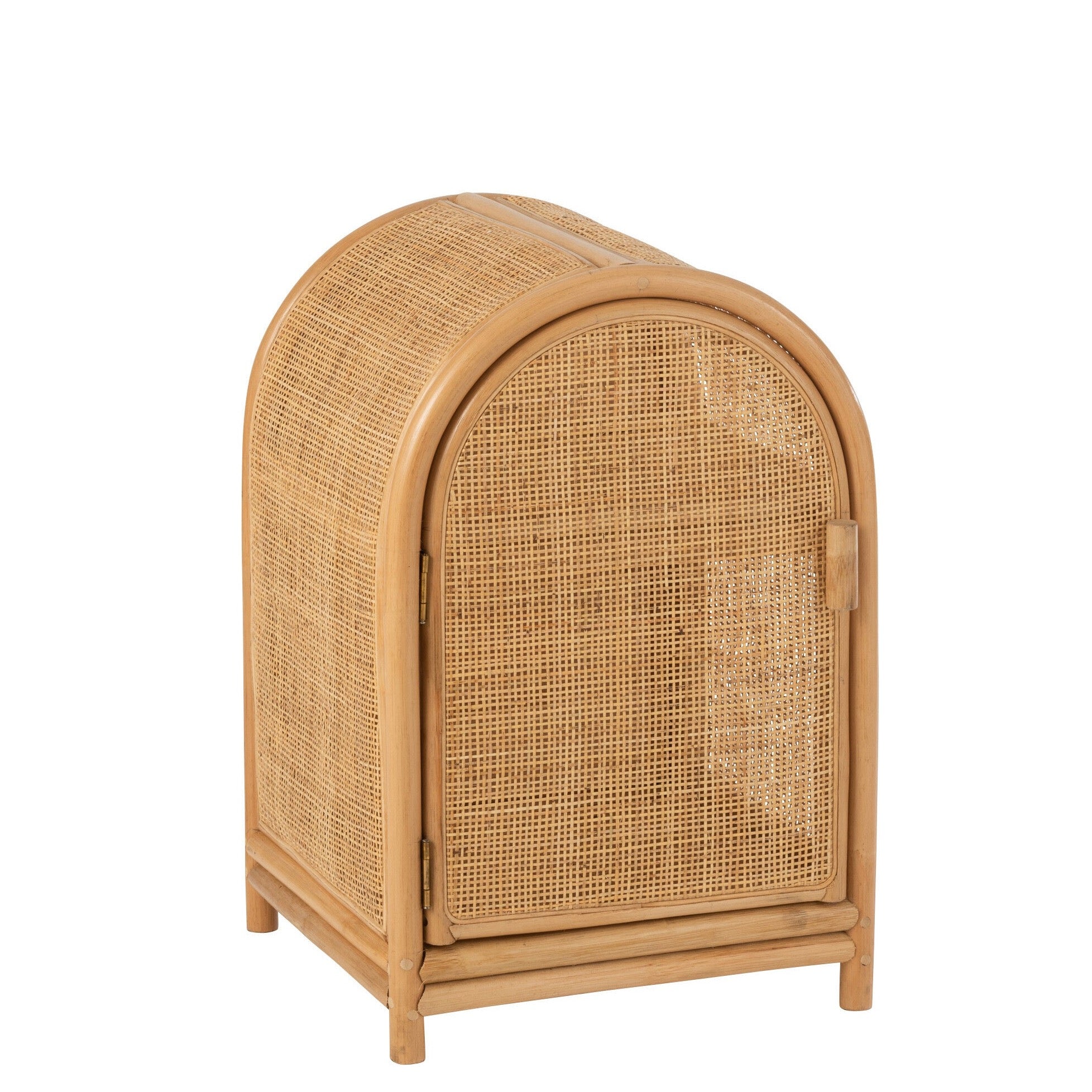 Kast Ellen Klein Rattan Naturell - Kleine opbergoplossing met een natuurlijke uitstraling