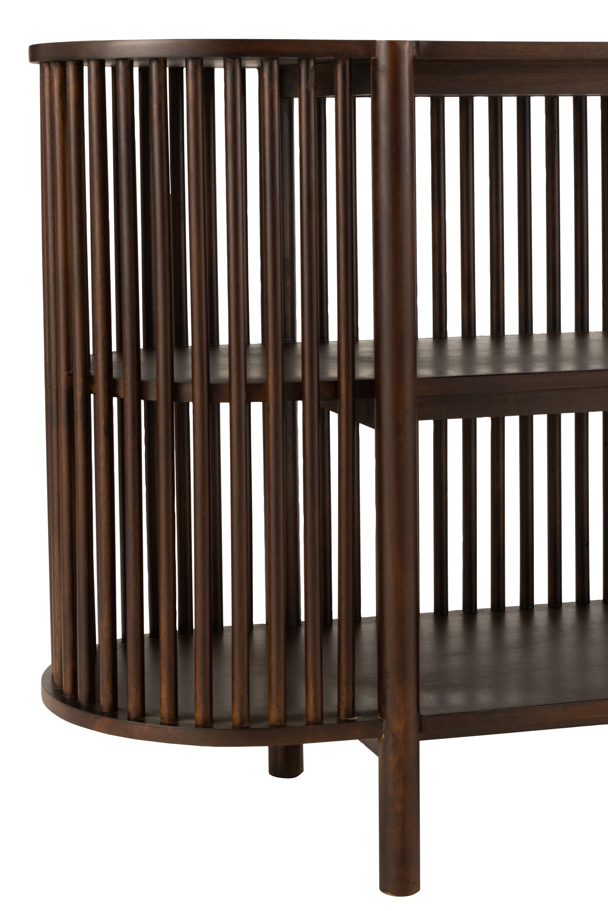 Konsole Conie Mangobaum Dunkel Braun - Modernes Design in Dunkelbraun