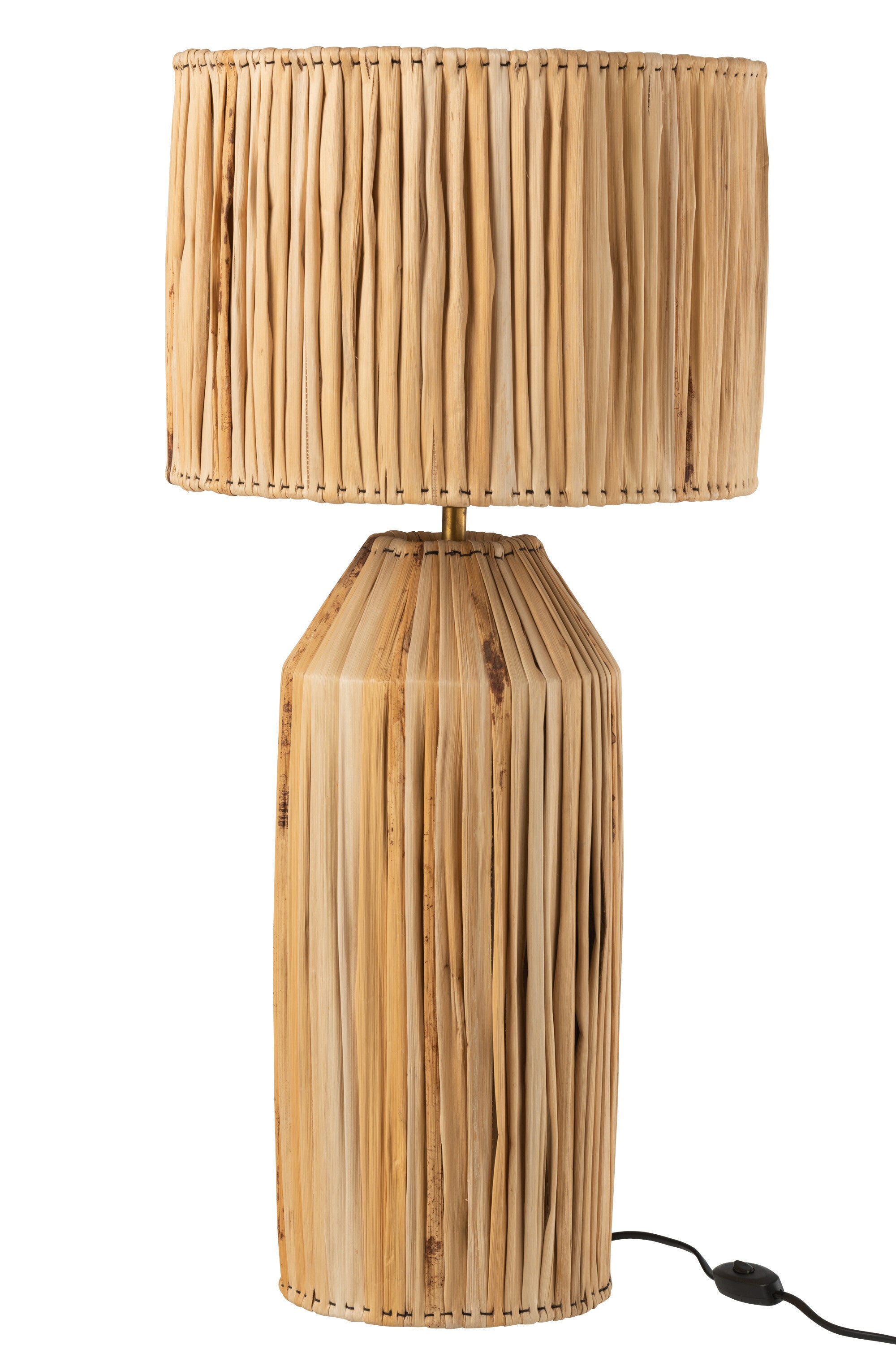 Handgefertigte Hanna Lampe aus Bananenblättern – Natürlicher Charme im Doppelpack