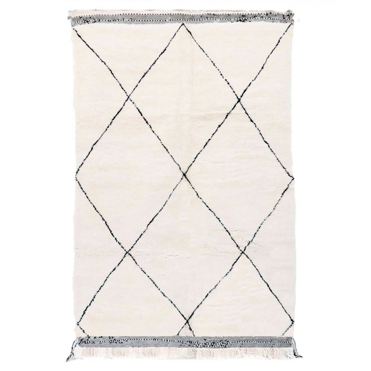 Marokkaner Berber Teppich reine Wolle 124 x 192 cm