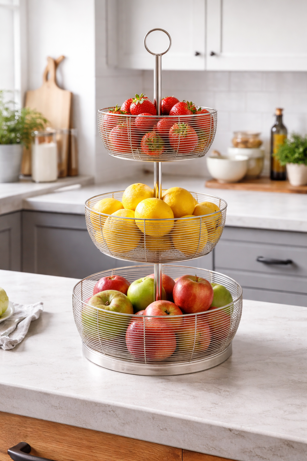 Etagere Linaro Modern Silver Design