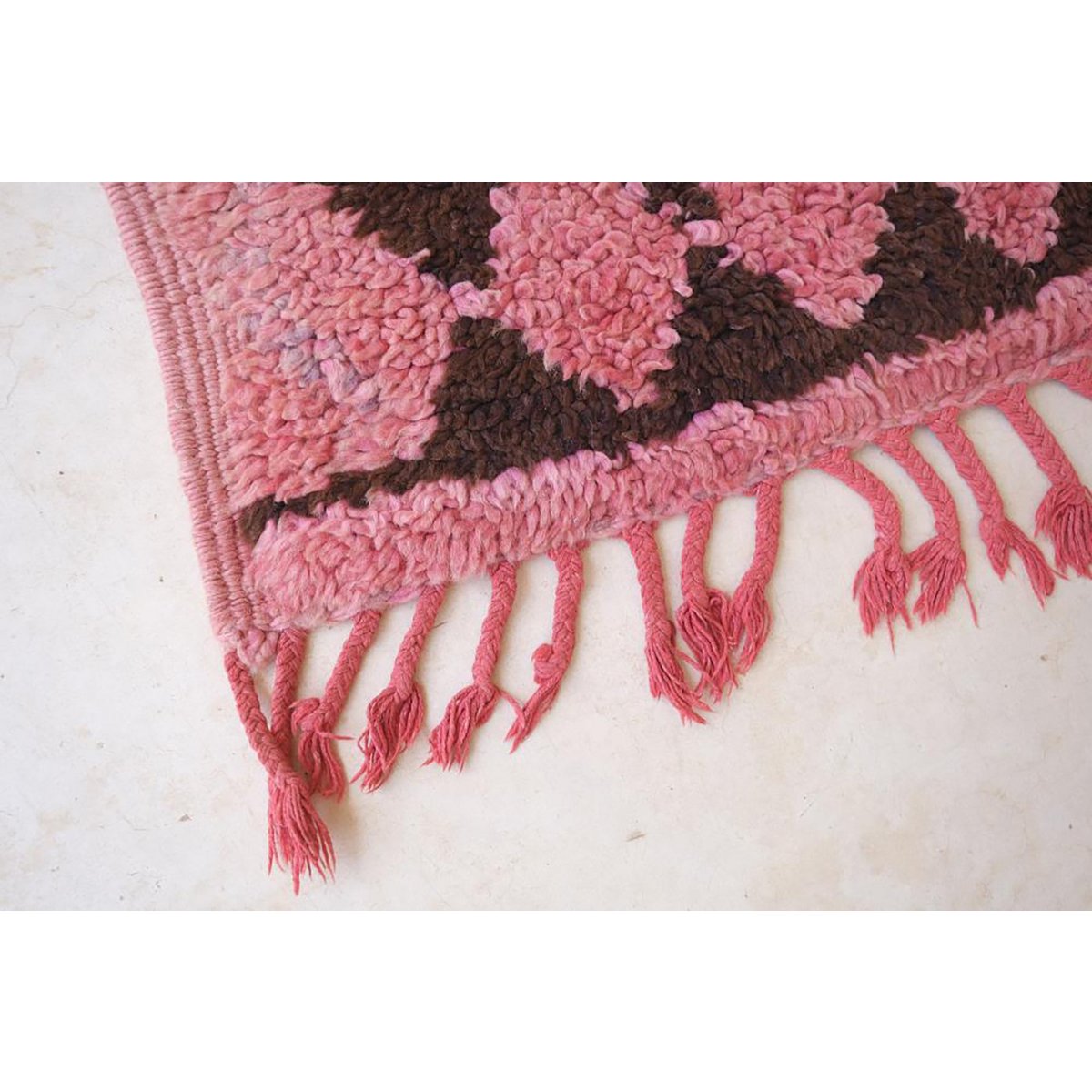 Berberkorridor Teppich in Vintage Wolle 87 x 193 cm