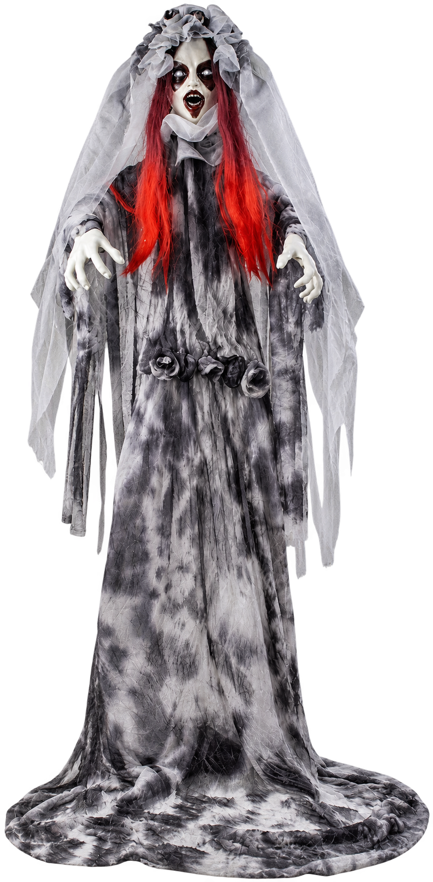 Horrorbraut Bloodwyn mit Sound und LED Augen 170cm