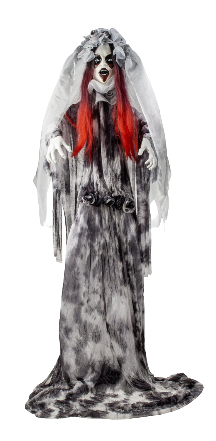 Horrorbraut Bloodwyn mit Sound und LED Augen 170cm