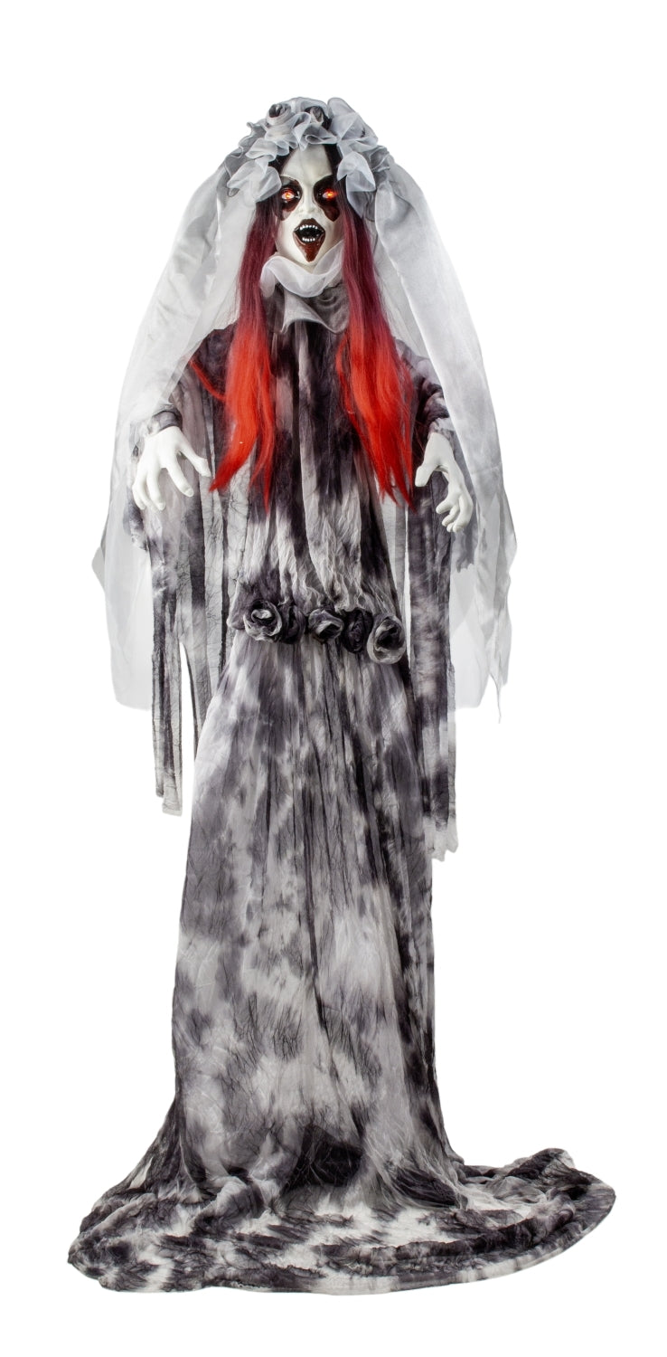 Horrorbraut Bloodwyn mit Sound und LED Augen 170cm