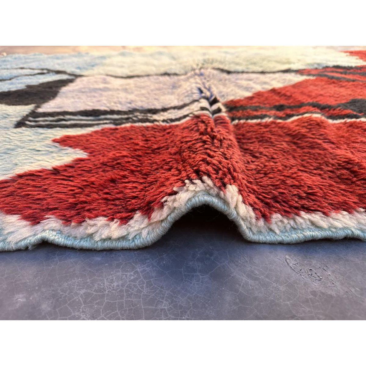 Berber -Wollteppich von M'Rut 120 x 177 cm