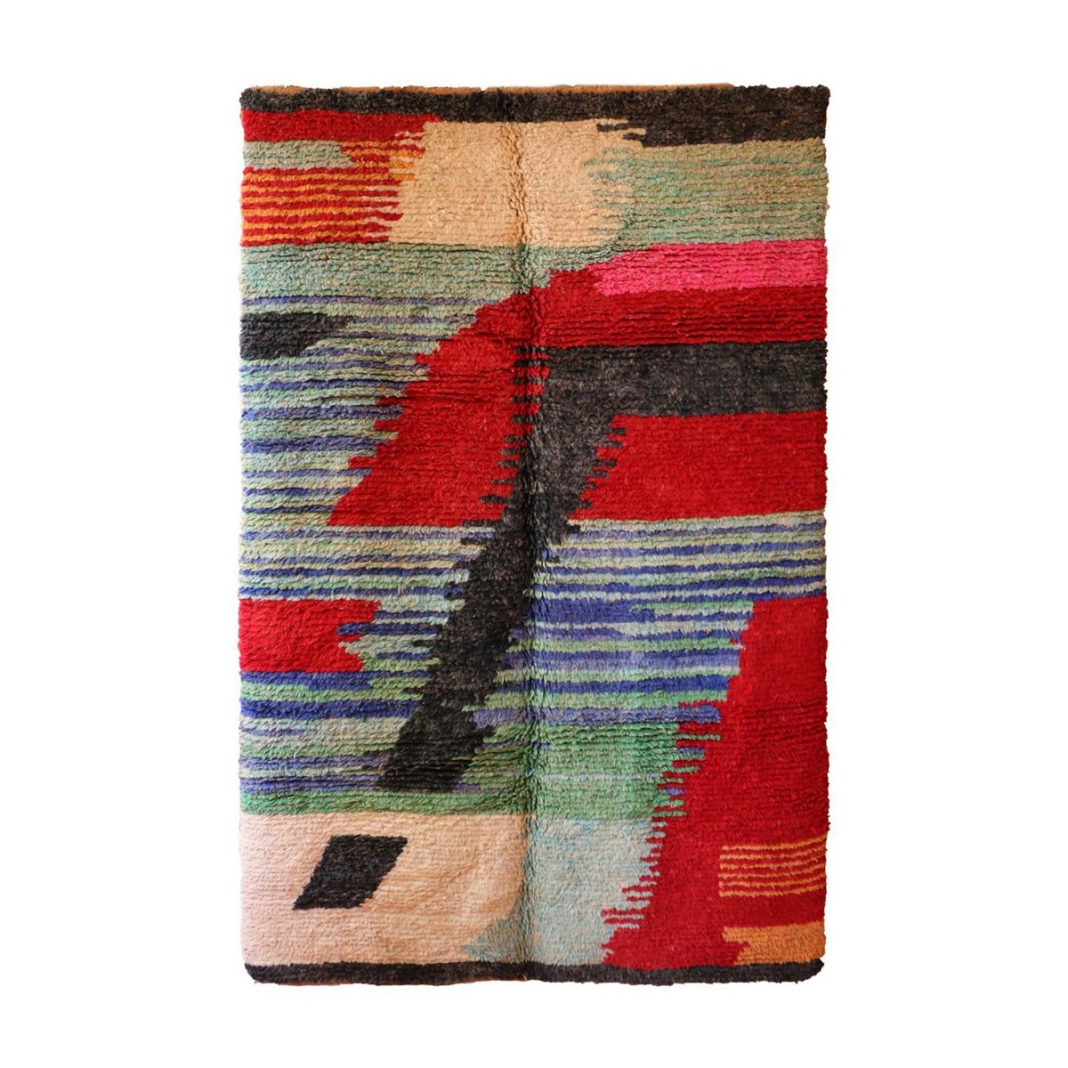 Marokkaner Berber Teppich reiner Wolle 163 x 262 cm