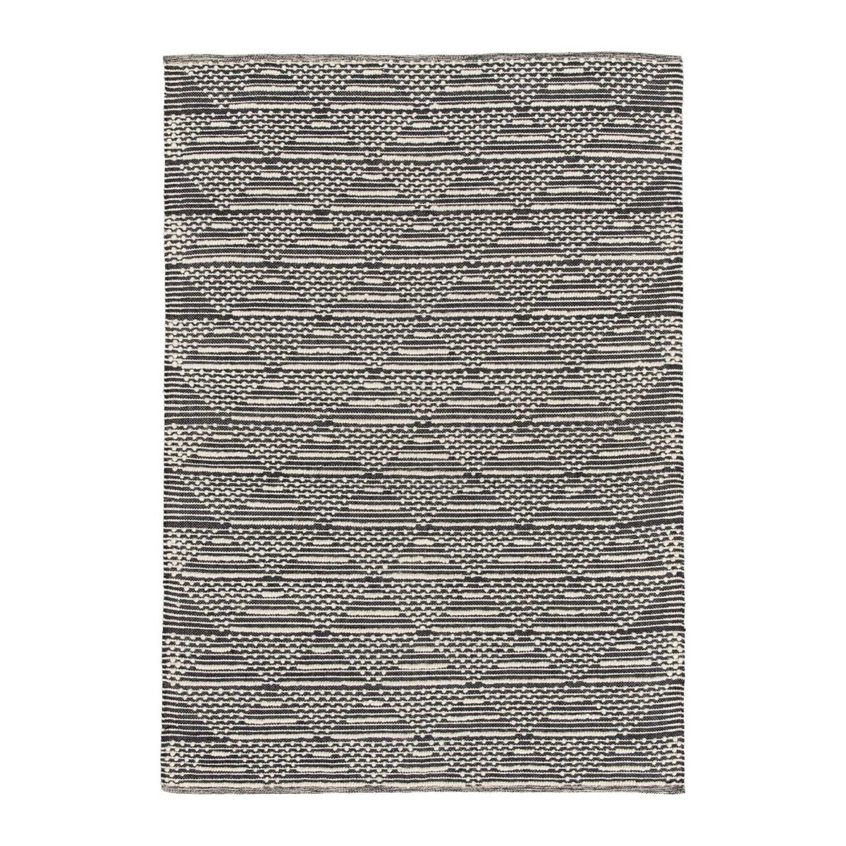 Wolle und Baumwollteppich handgefertigt Oslo