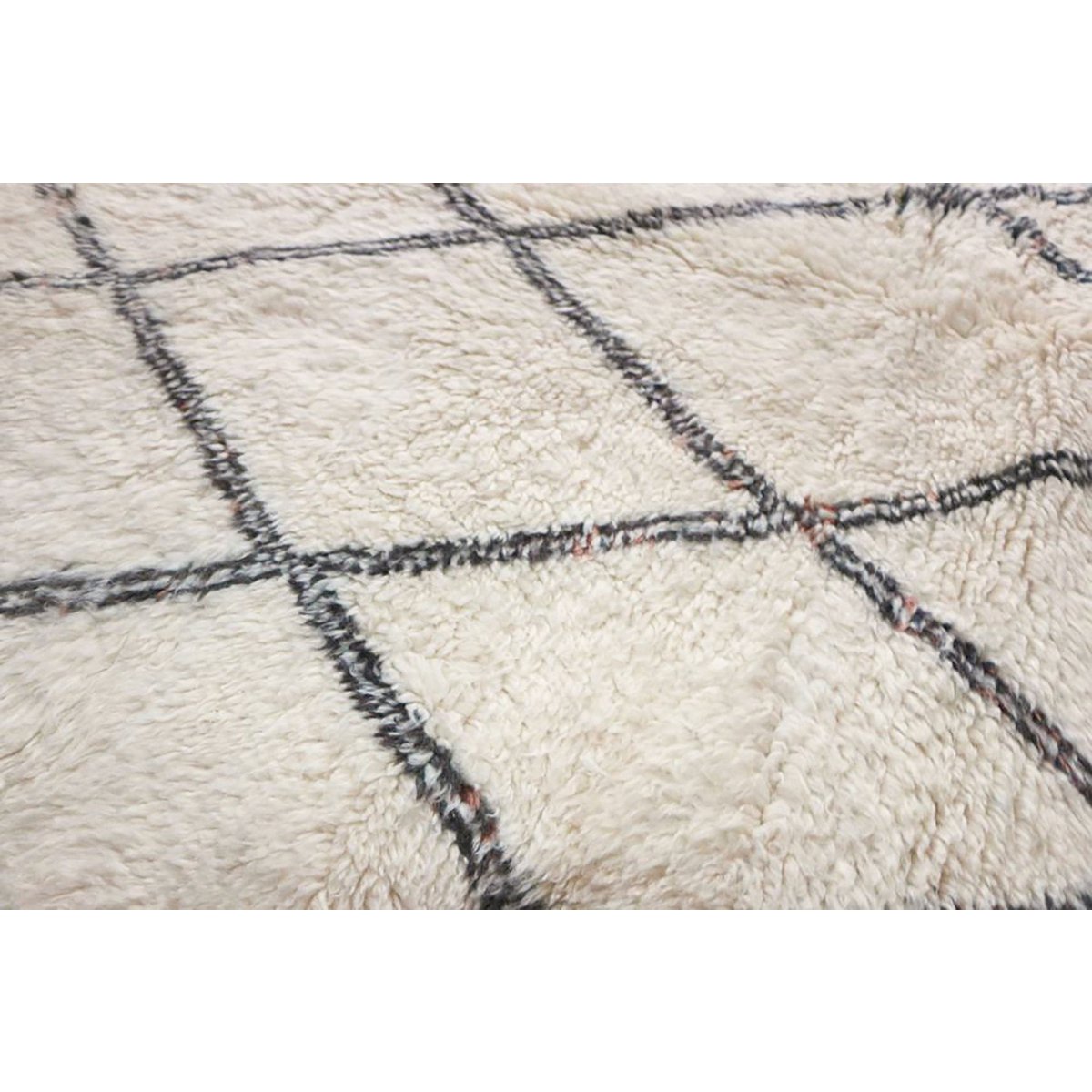 Zeitgenössische Wolle Berber Teppich 168 x 223 cm