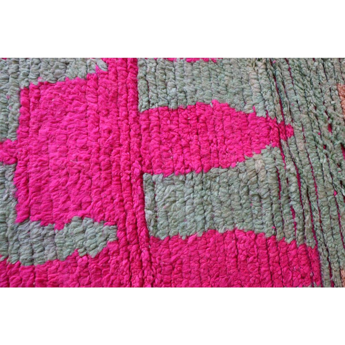 Marokkaner Berberkorridor Teppich reines Woll 71 x 355 cm